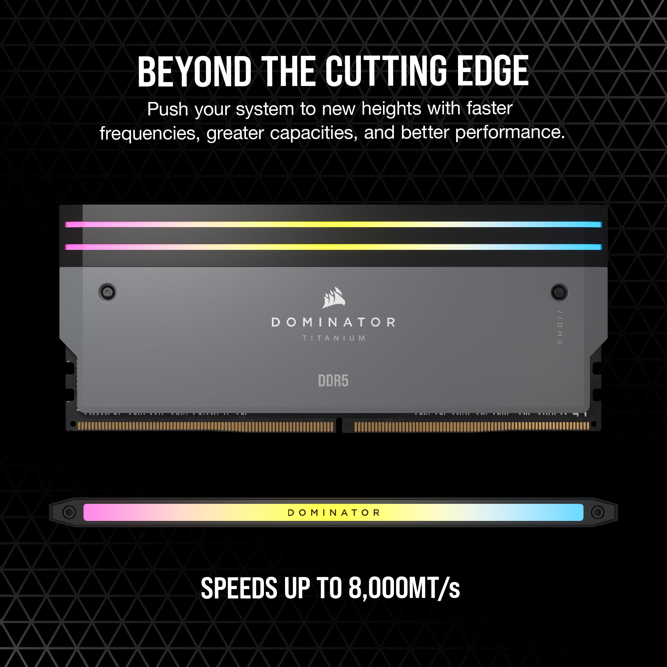 corsair-dominator-titanium-rgb-ddr5-64gb-2x32gb-6000mhz-cl30-memory-kit-gray image 3