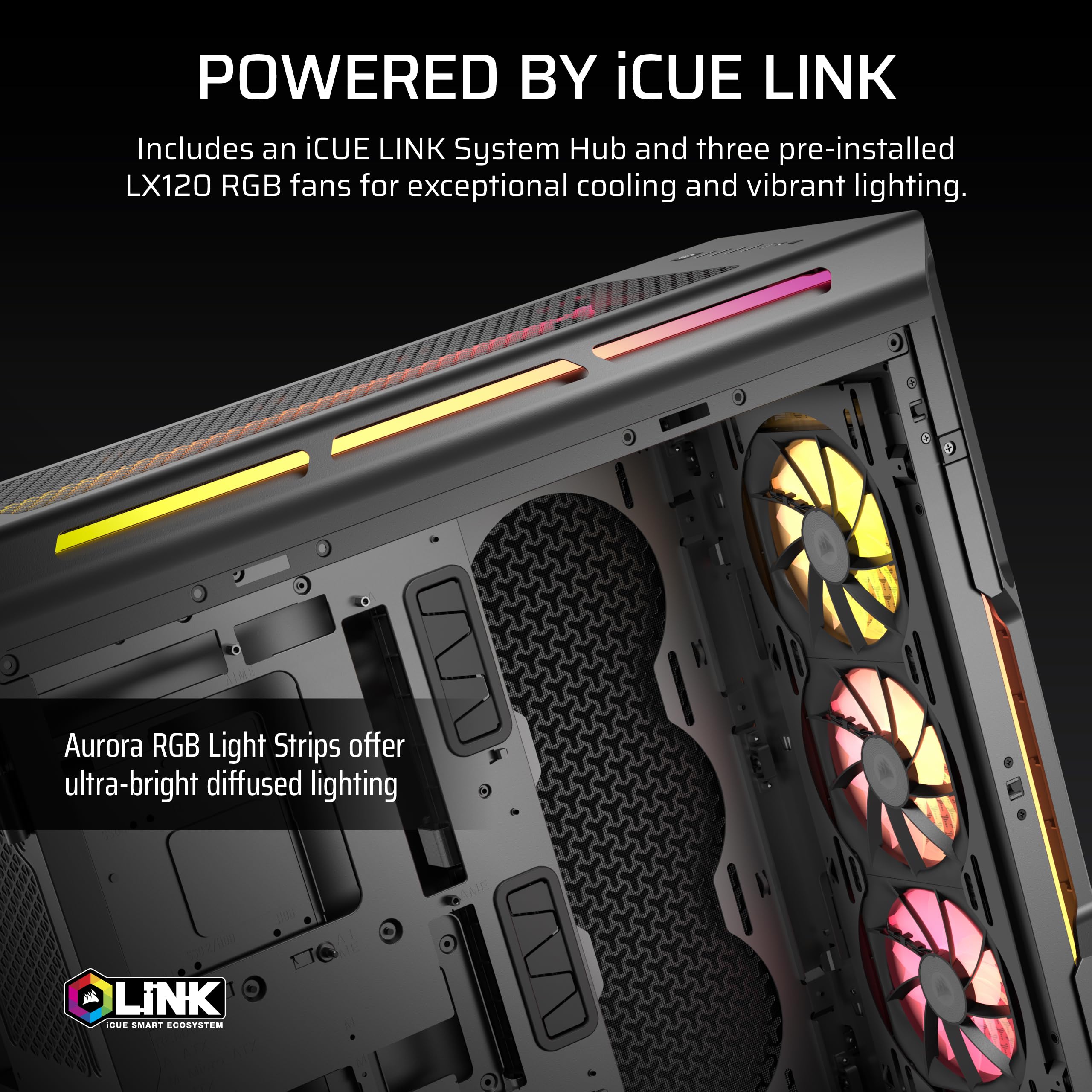 corsair-icue-link-5000t-lx-rgb-mid-tower-atx-pc-case-black image 3