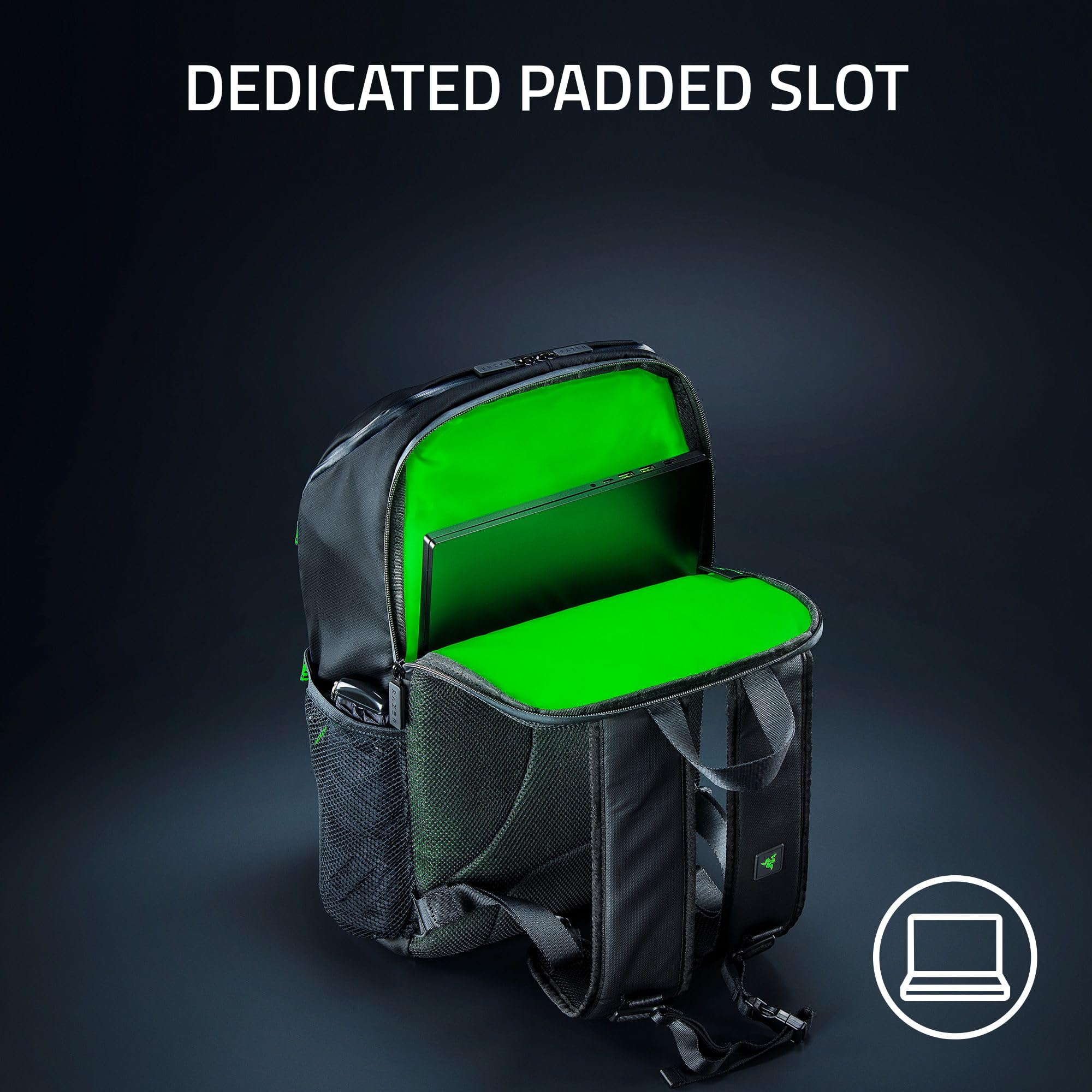 razer-scout-16-gaming-laptop-backpack-lightweight-water-resistant-carry-on image 4