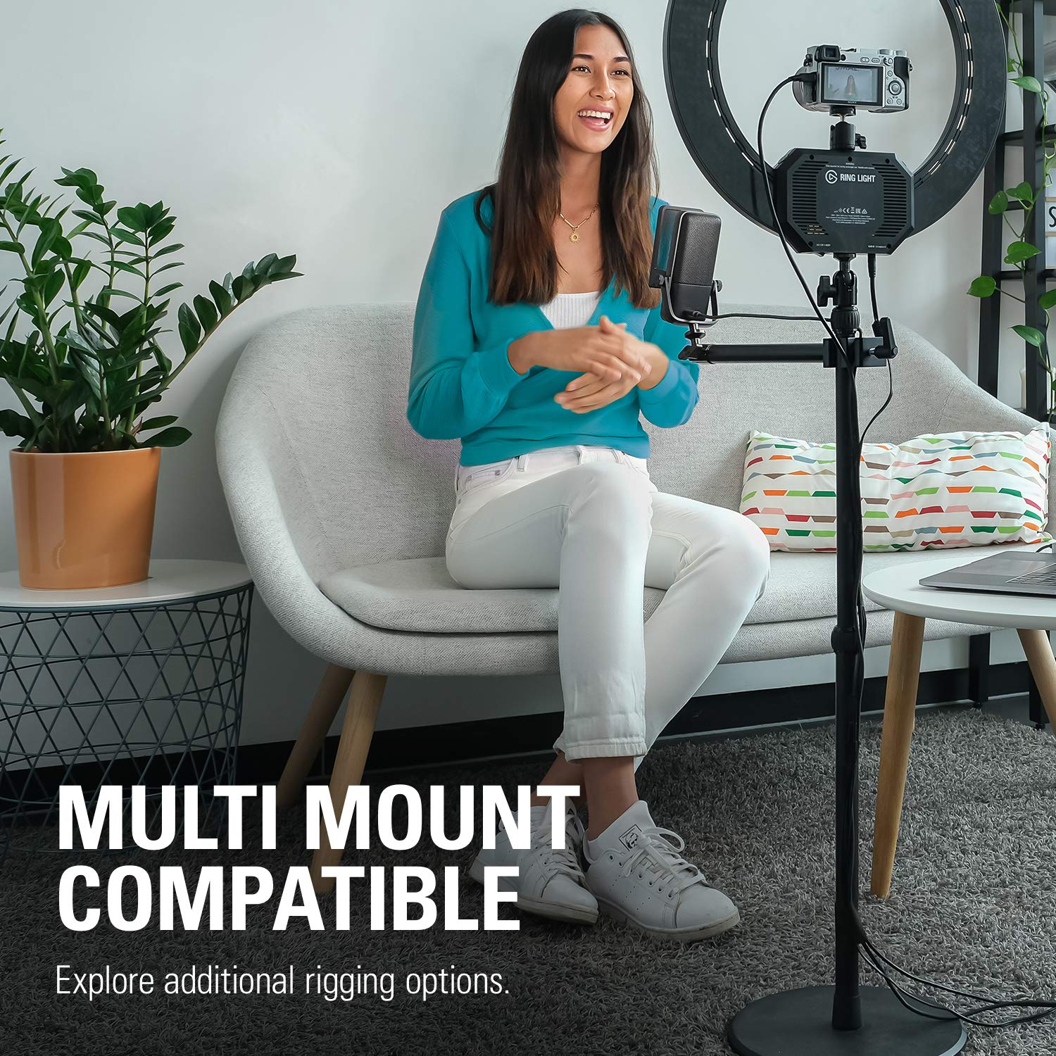 elgato-ring-light-2500-lumens-adjustable-color-temp-desk-clamp-ball-mount-app-co image 8