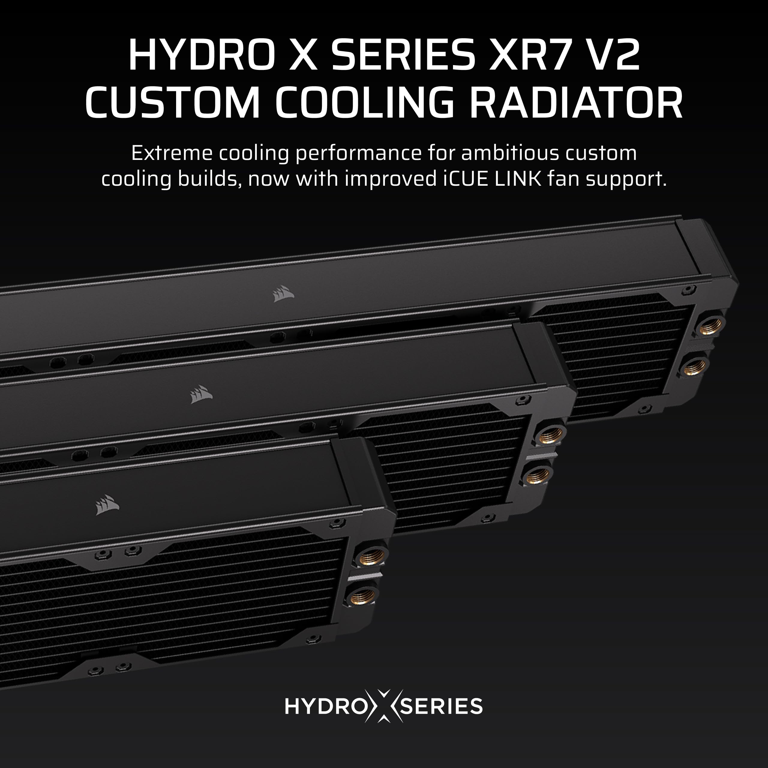 corsair-hydro-x-series-xr7-240mm-v2-custom-cooling-radiator-copper-core-55mm-thi image 2