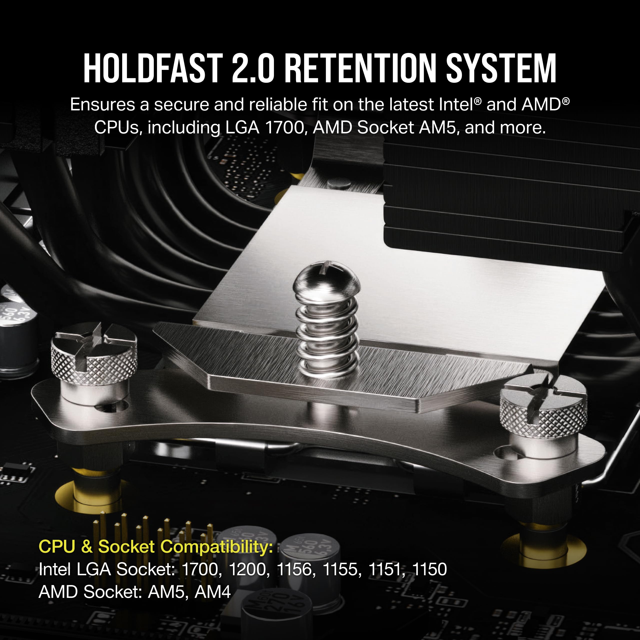 corsair-a115-high-performance-tower-cpu-air-cooler-270w-tdp-dual-af140-elite-fan image 6