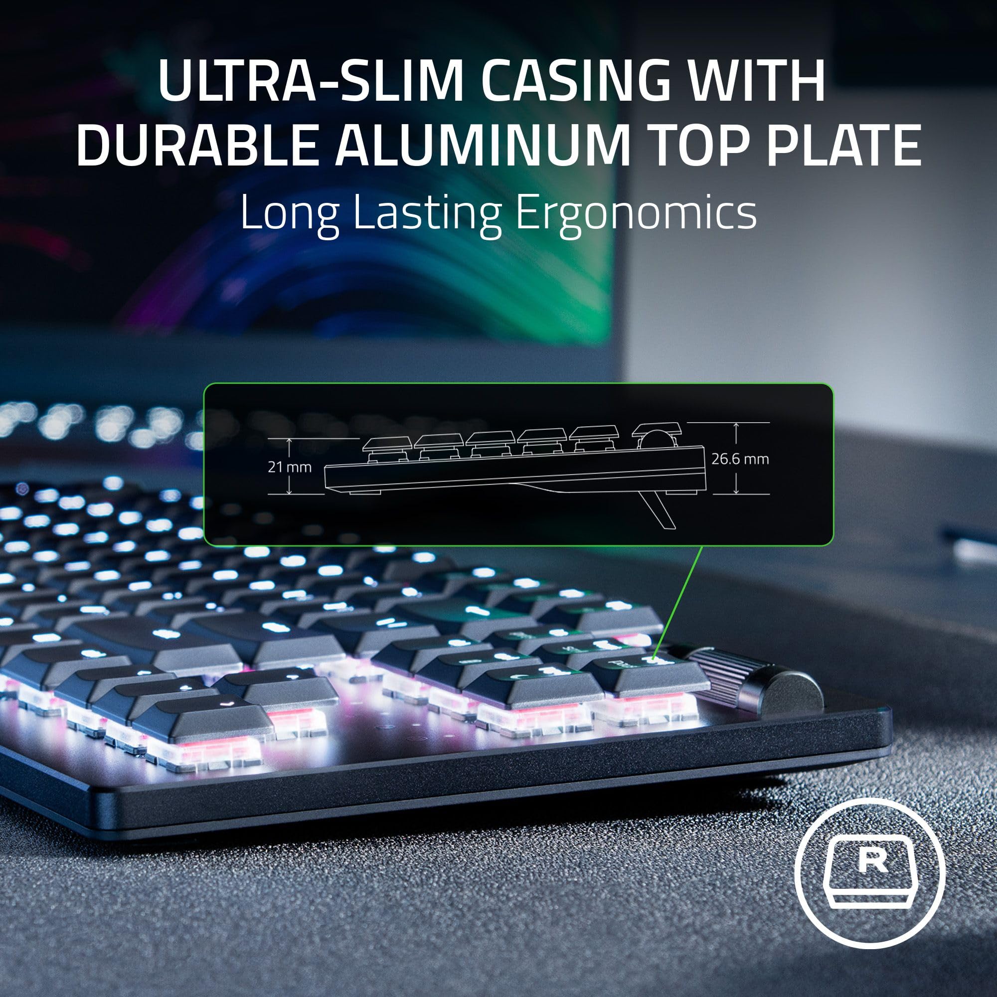 razer-deathstalker-v2-pro-tkl-wireless-gaming-keyboard-linear-red image 5