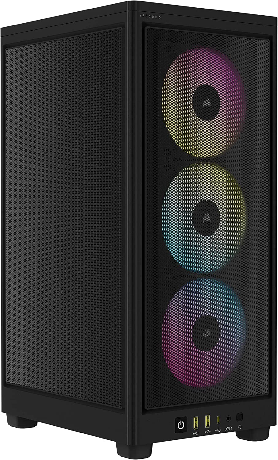 corsair-2000d-airflow-mini-itx-pc-case-steel-mesh-panels-triple-slot-gpu-support image 7