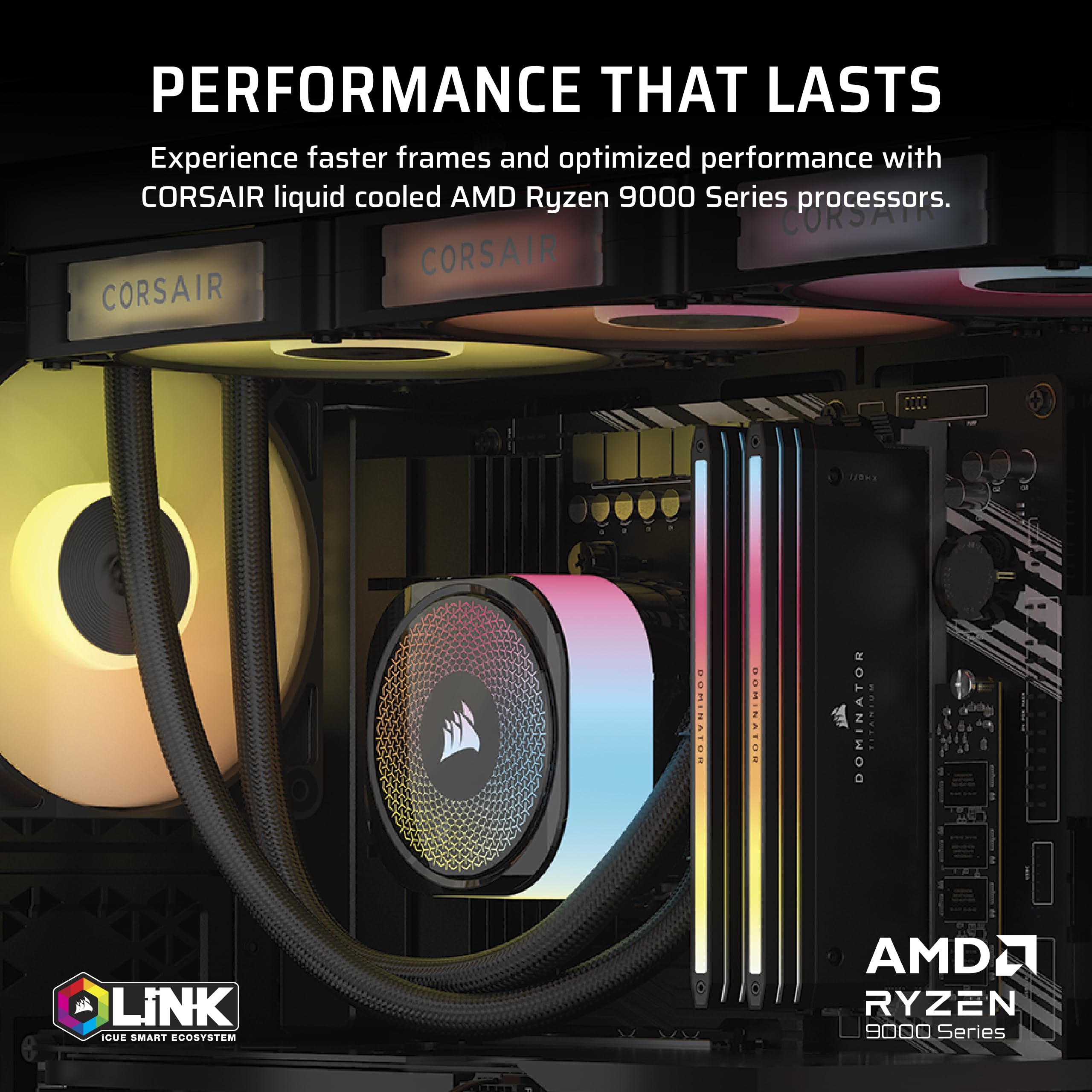 corsair-vengeance-a5100-gaming-pc-liquid-cooled-amd-ryzen-7-9800x3d-nvidia-gefor image 4