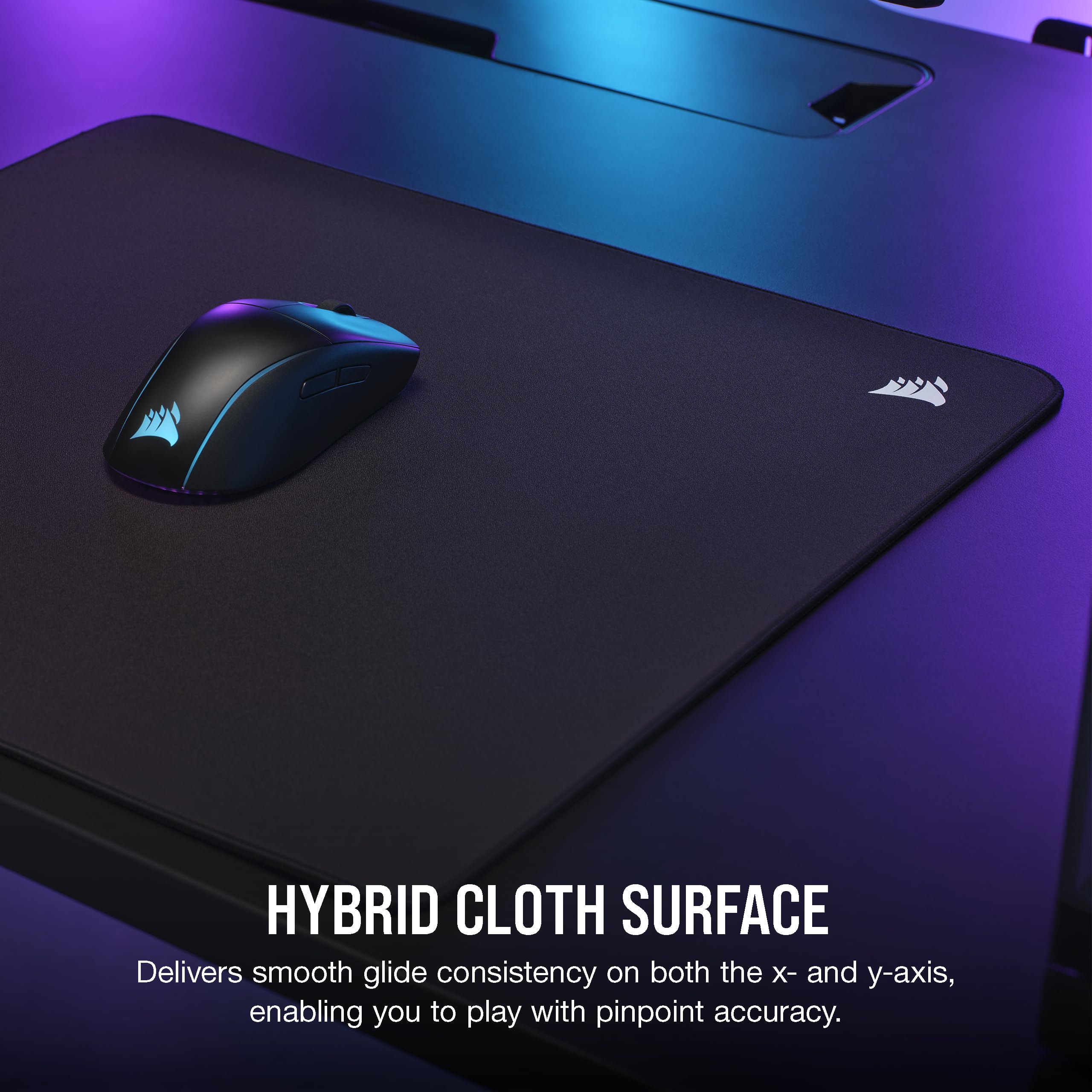 corsair-mm500-v2-hybrid-cloth-gaming-mouse-pad-large-45cm-x-40cm-spill-proof-coa image 3