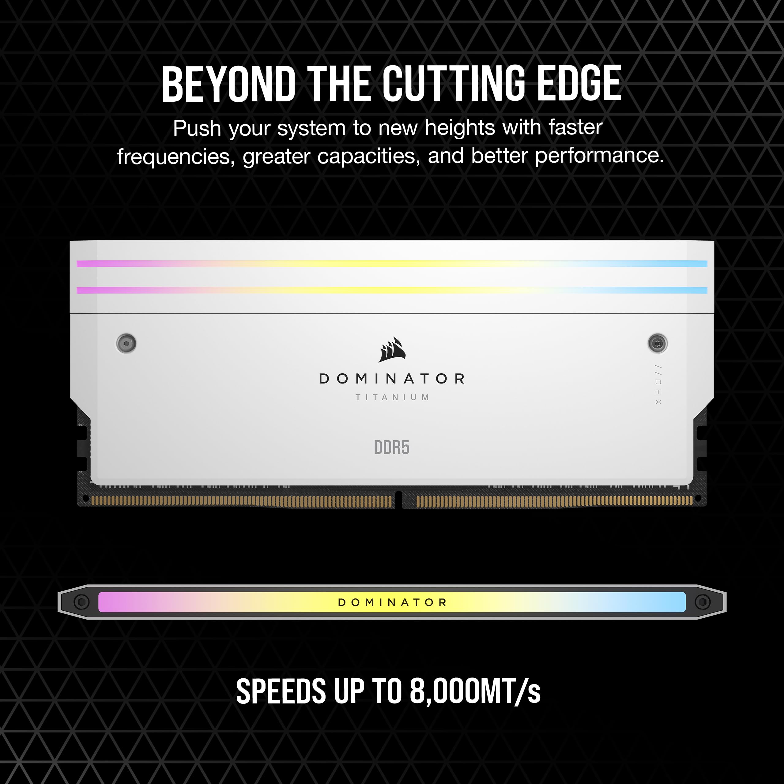 corsair-dominator-titanium-rgb-ddr5-ram-64gb-2x32gb-6600mhz-cl32-white image 3
