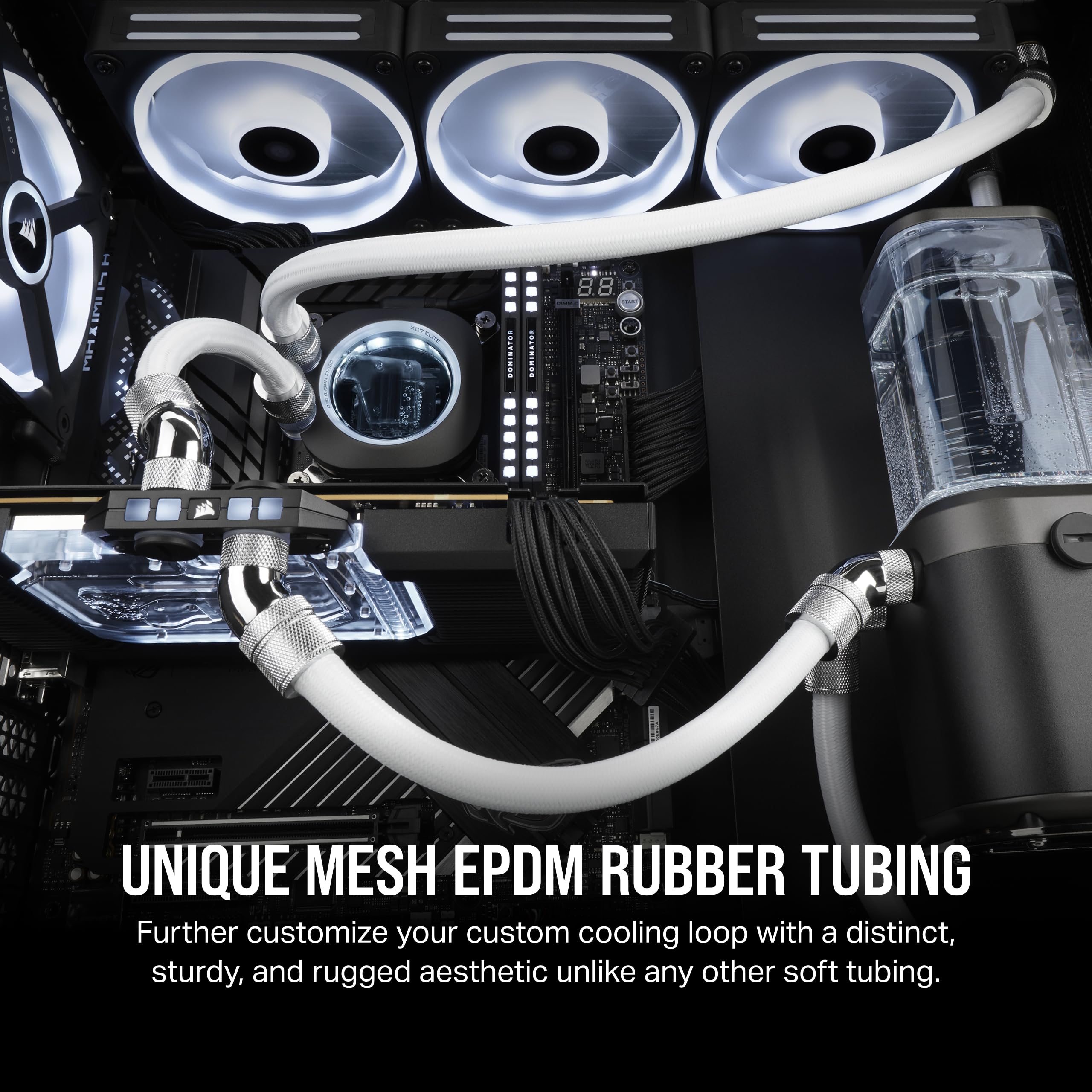 corsair-hydro-x-series-xt-softline-mesh-tubing-3m-epdm-rubber-cut-to-length-whit image 3