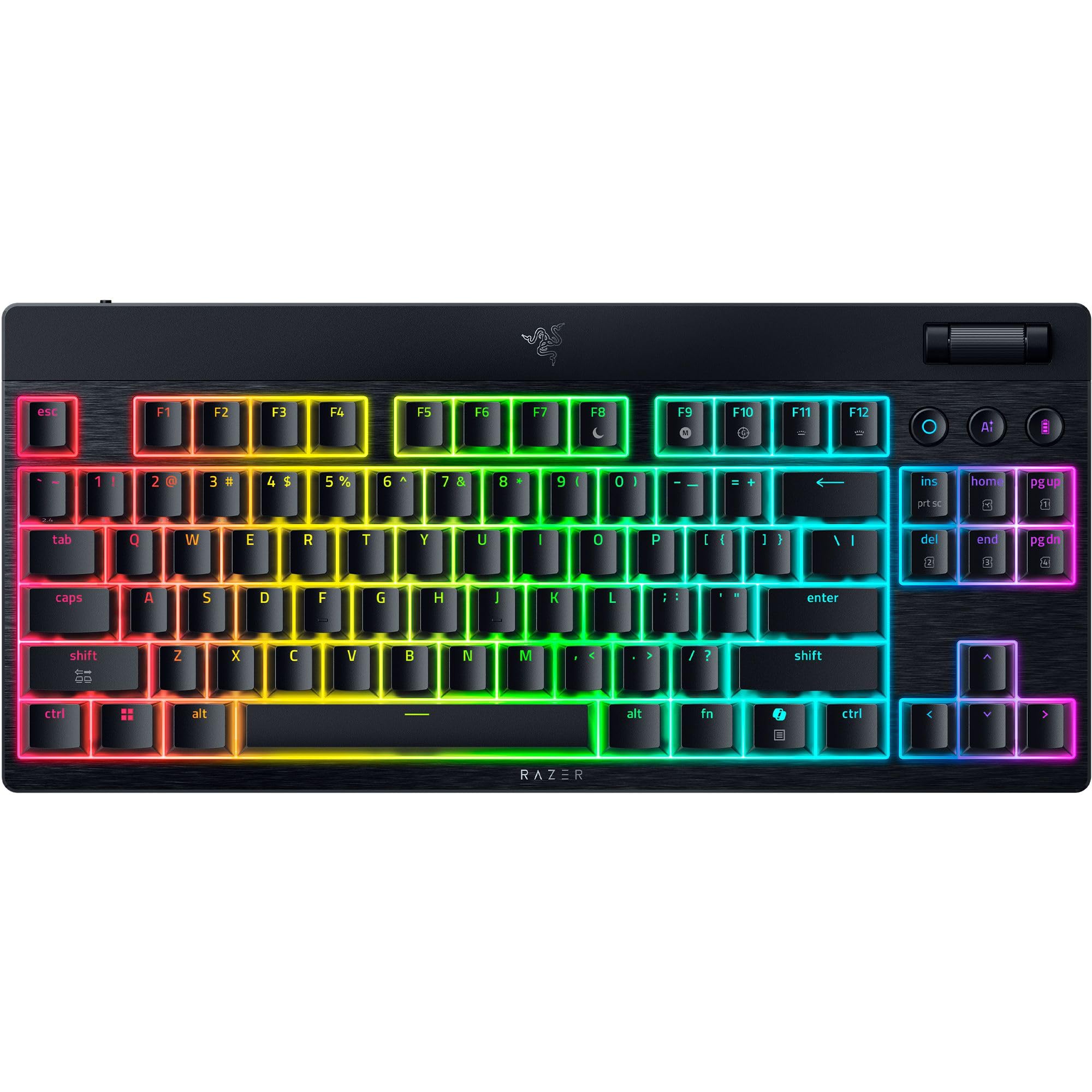razer-blackwidow-v4-low-profile-tkl-hyperspeed-wireless-gaming-keyboard-green-sw image 1