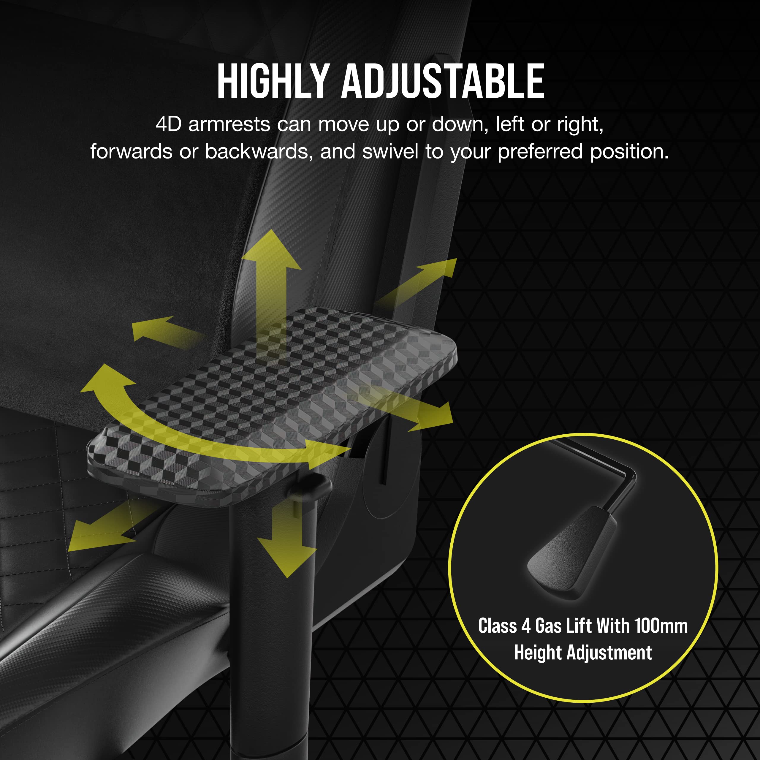 corsair-t1-race-gaming-chair-2023-black image 6