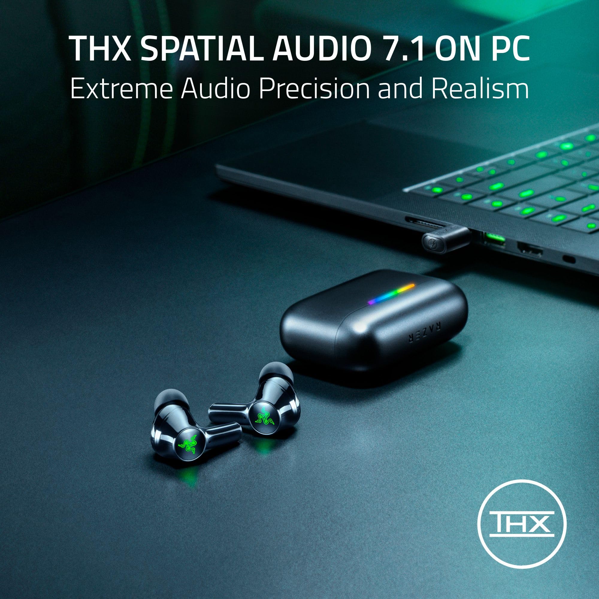 razer-hammerhead-v3-hyperspeed-wireless-anc-gaming-earbuds-2-4ghz-bluetooth-40hr image 6