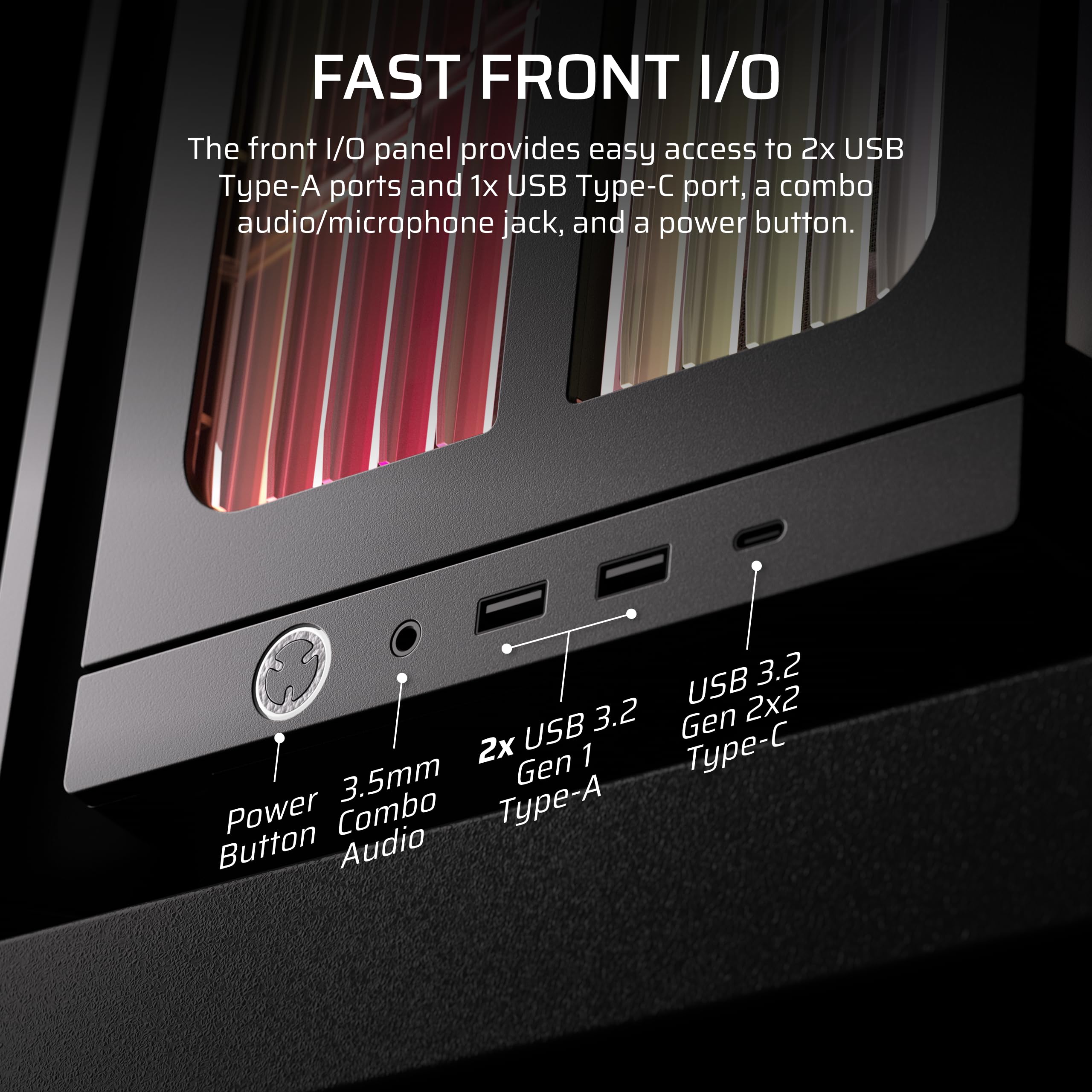 corsair-frame-4000x-rs-modular-mid-tower-atx-pc-case-rgb-front-panel-4x-rs120-pw image 8