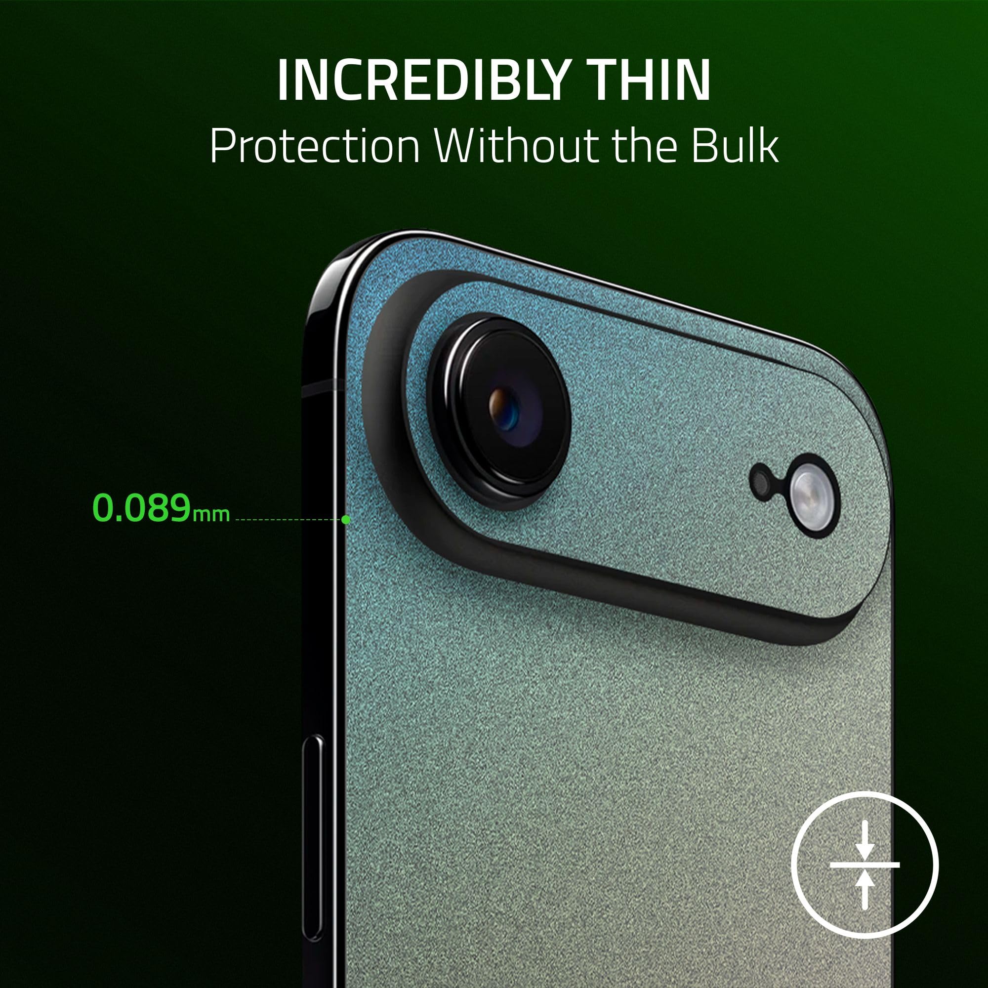 razer-skin-for-iphone-17-pro-max-full-wrap-3m-cast-vinyl-scratch-resistant-dark- image 7