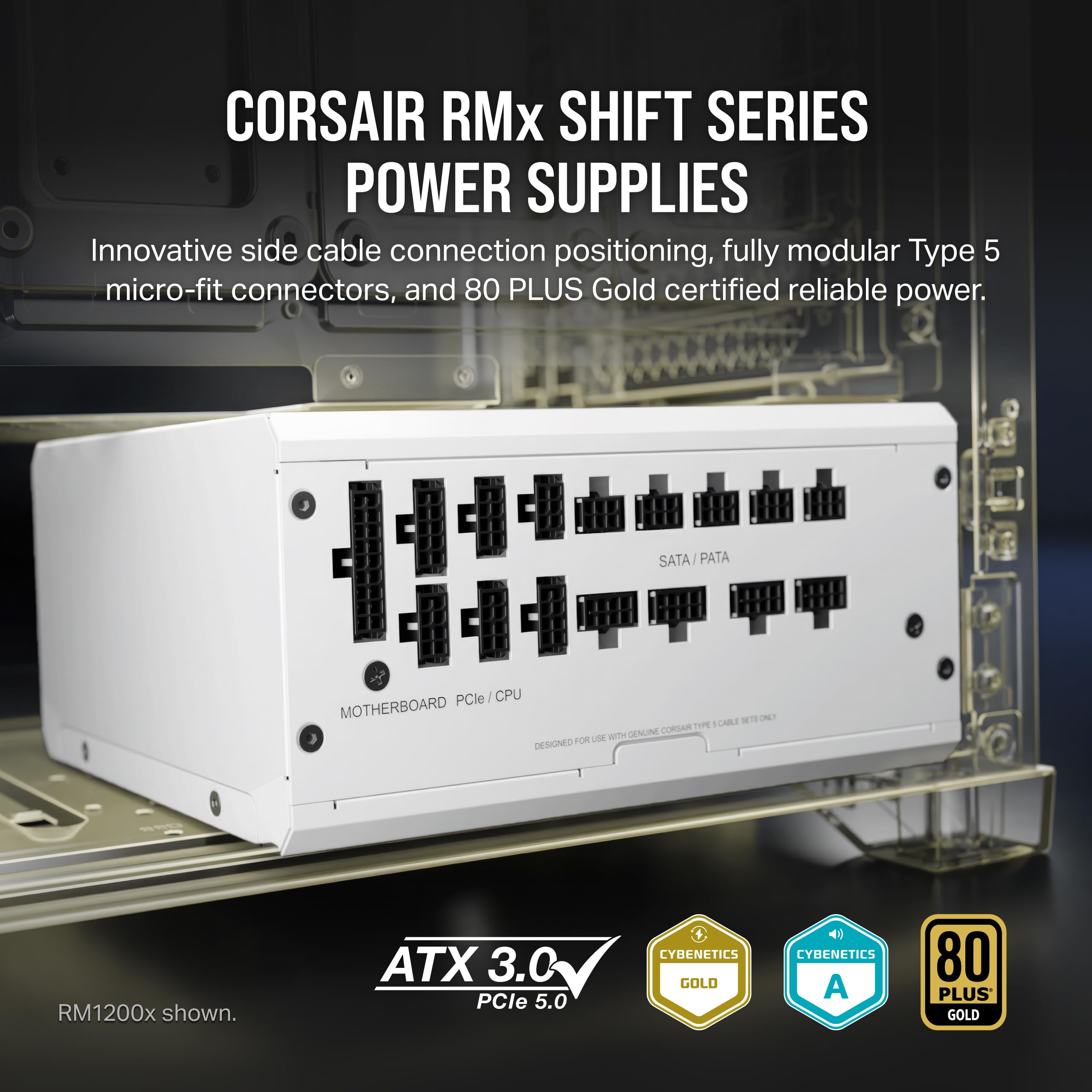 corsair-rm1000x-shift-fully-modular-atx-power-supply-80-plus-gold-atx-3-1-pcie-5 image 2