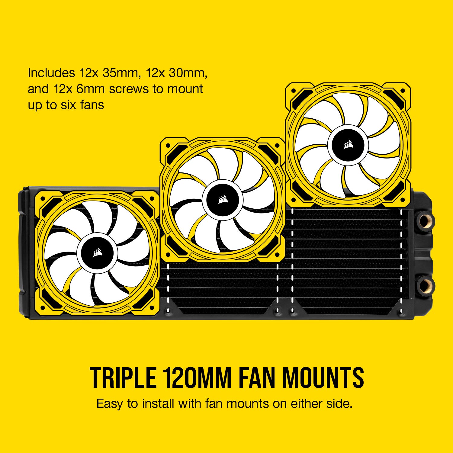 corsair-hydro-x-series-xr5-360mm-water-cooling-radiator-triple-120mm-fan-mounts- image 3