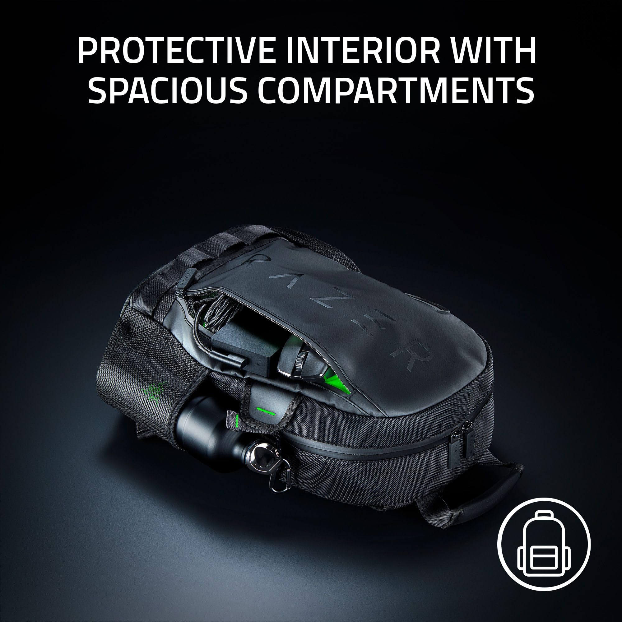 razer-rogue-v3-14-gaming-laptop-backpack-tear-water-resistant-padded-laptop-slee image 3