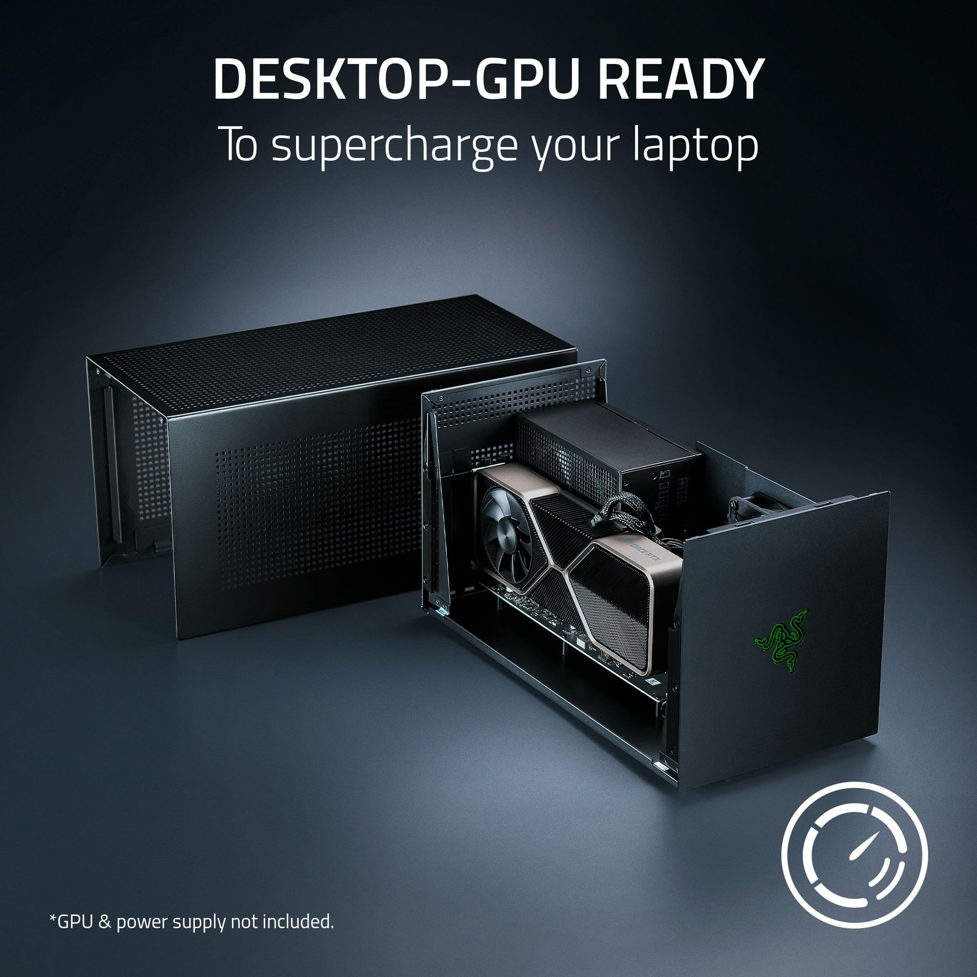 razer-core-x-v2-external-gpu-enclosure-thunderbolt-4-5-usb4-4-slot-140w-pd image 2