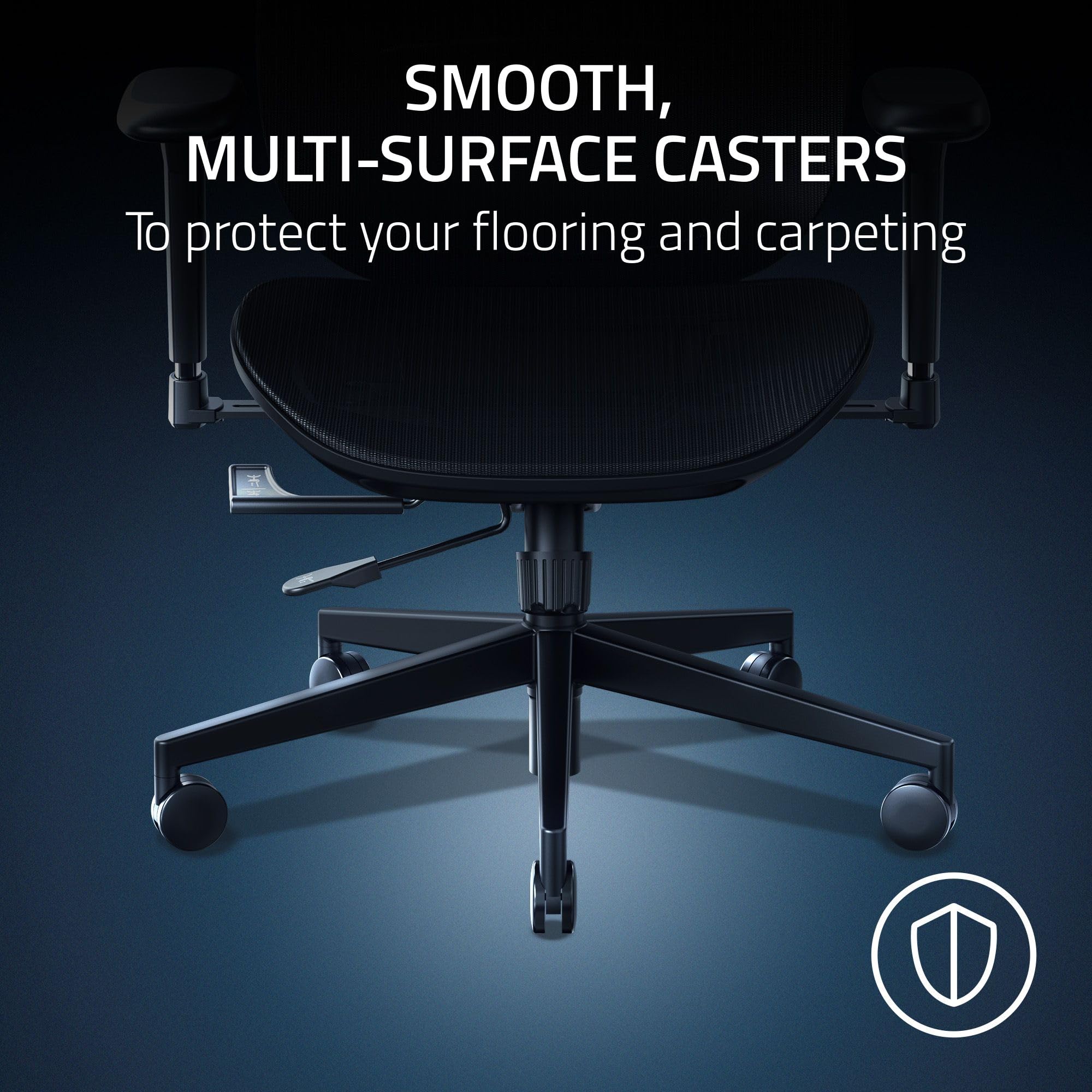 razer-fujin-mesh-ergonomic-gaming-chair-with-breathable-mesh-130-recline-adjusta image 8