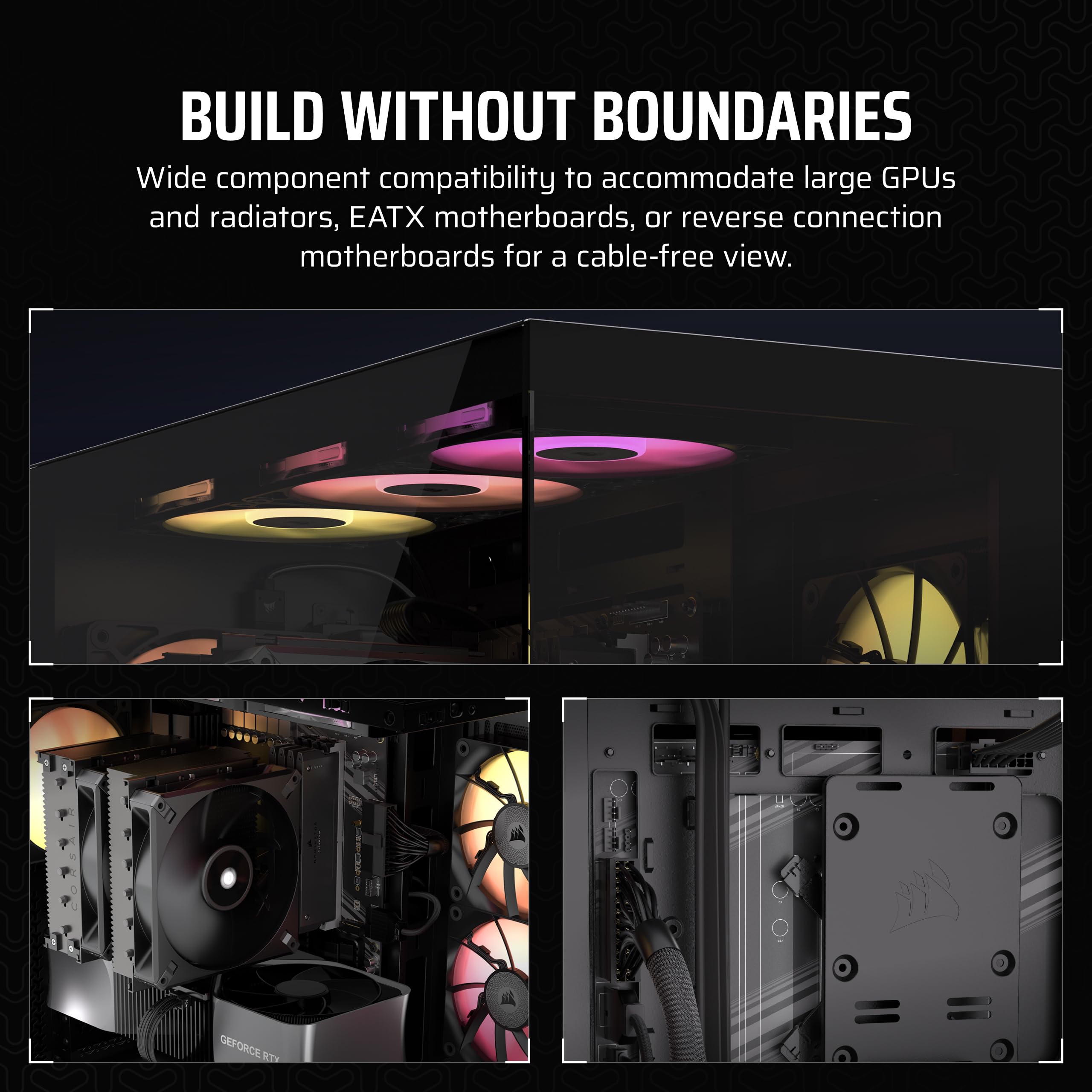 corsair-icue-link-3500x-rgb-mid-tower-atx-pc-case-panoramic-tempered-glass-rever image 5
