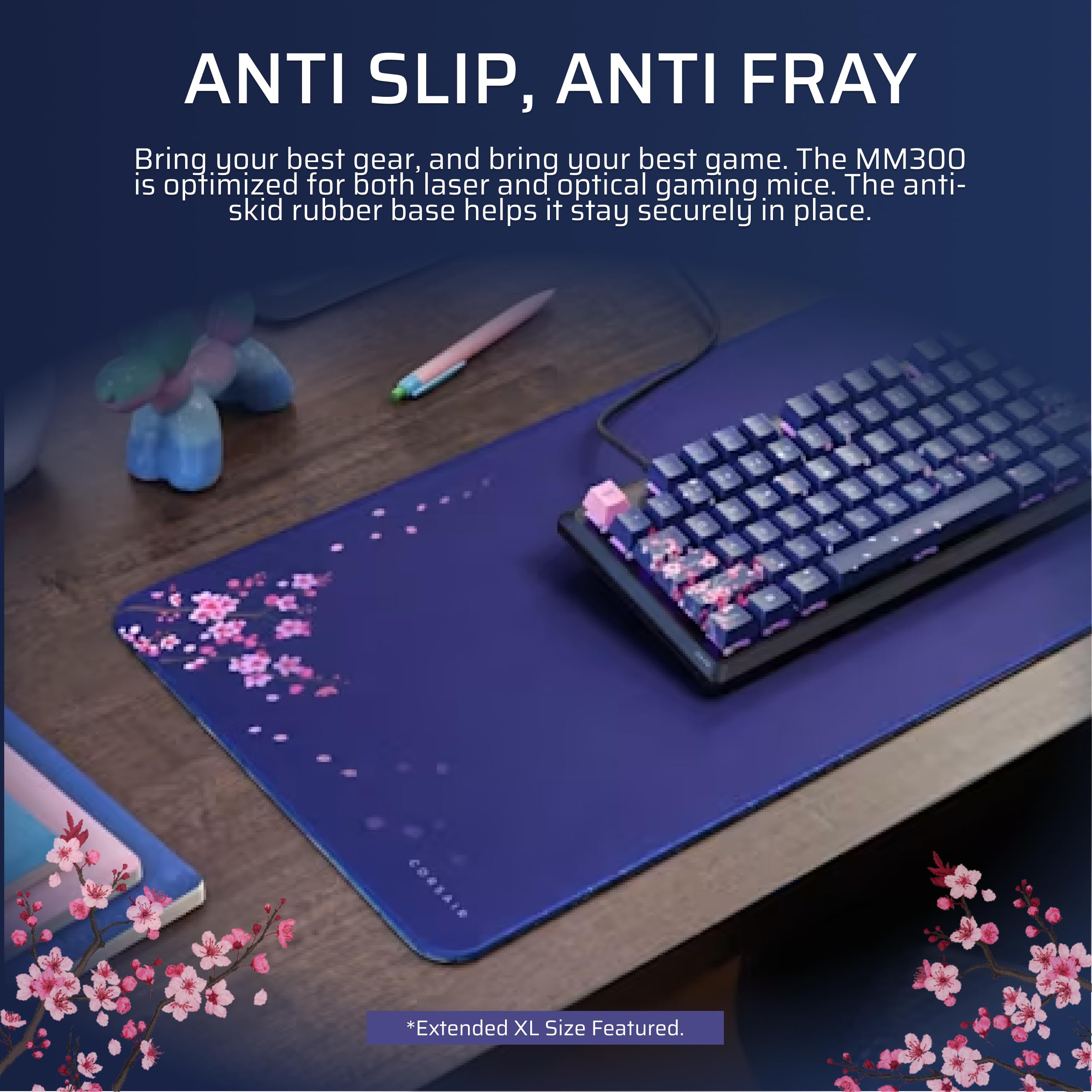 corsair-mm300-medium-dark-cherry-anti-fray-cloth-gaming-mouse-pad-36cm-x-30cm image 4