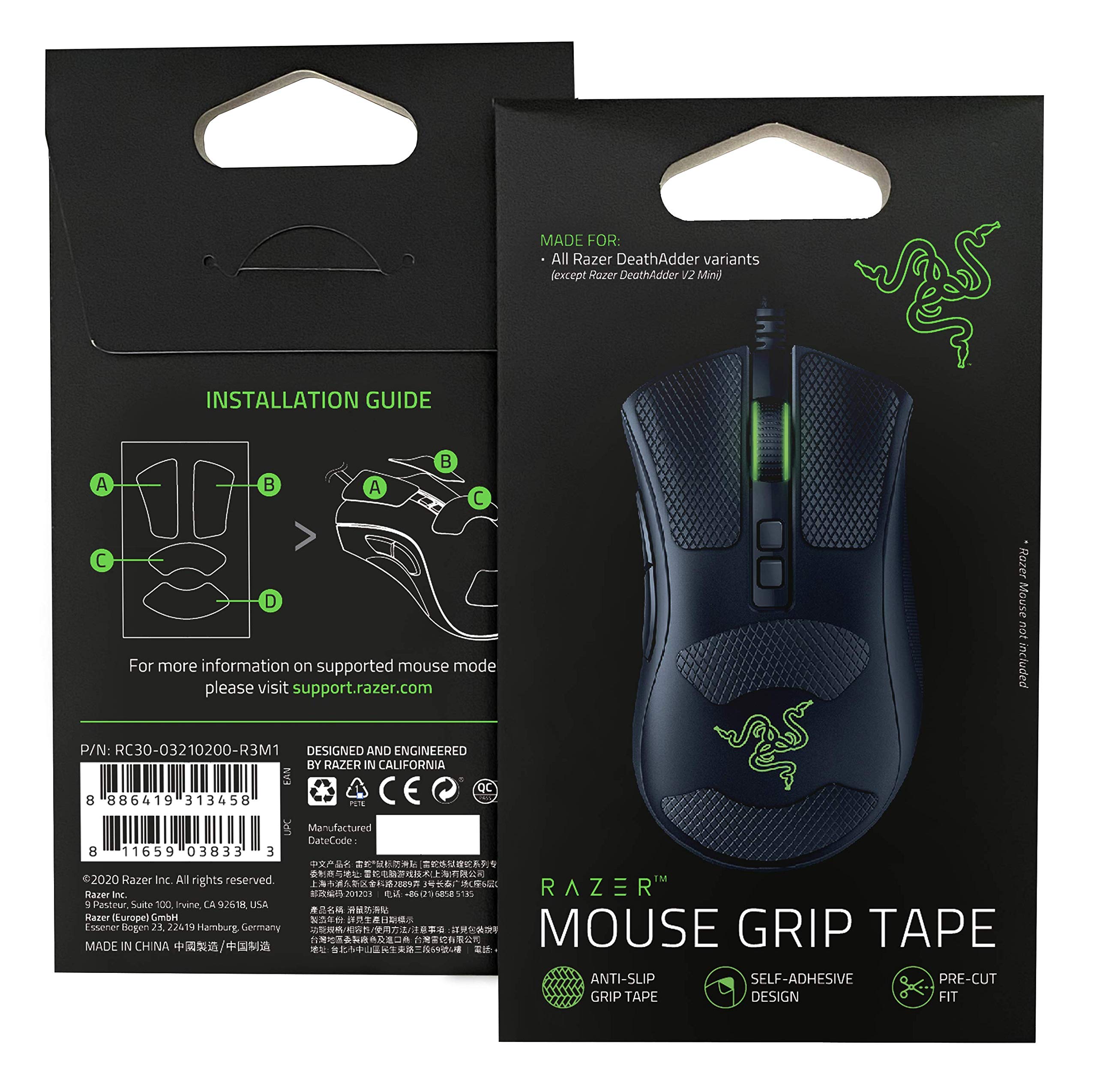 razer-mouse-grip-tape-for-deathadder-v2-mini-anti-slip-self-adhesive image 8