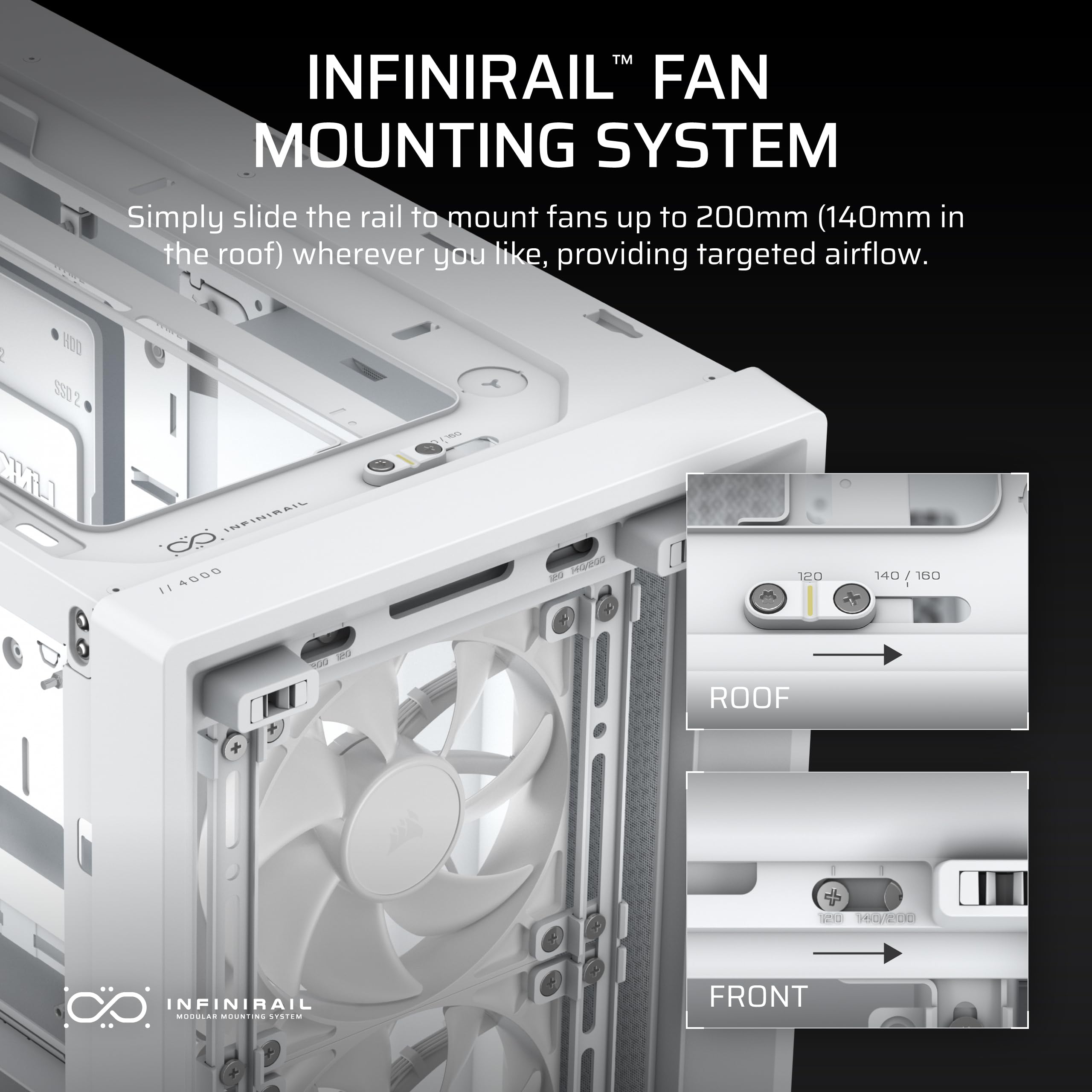 corsair-4000d-rs-frame-modular-high-airflow-mid-tower-pc-case-3x-rs-fans-infinir image 6