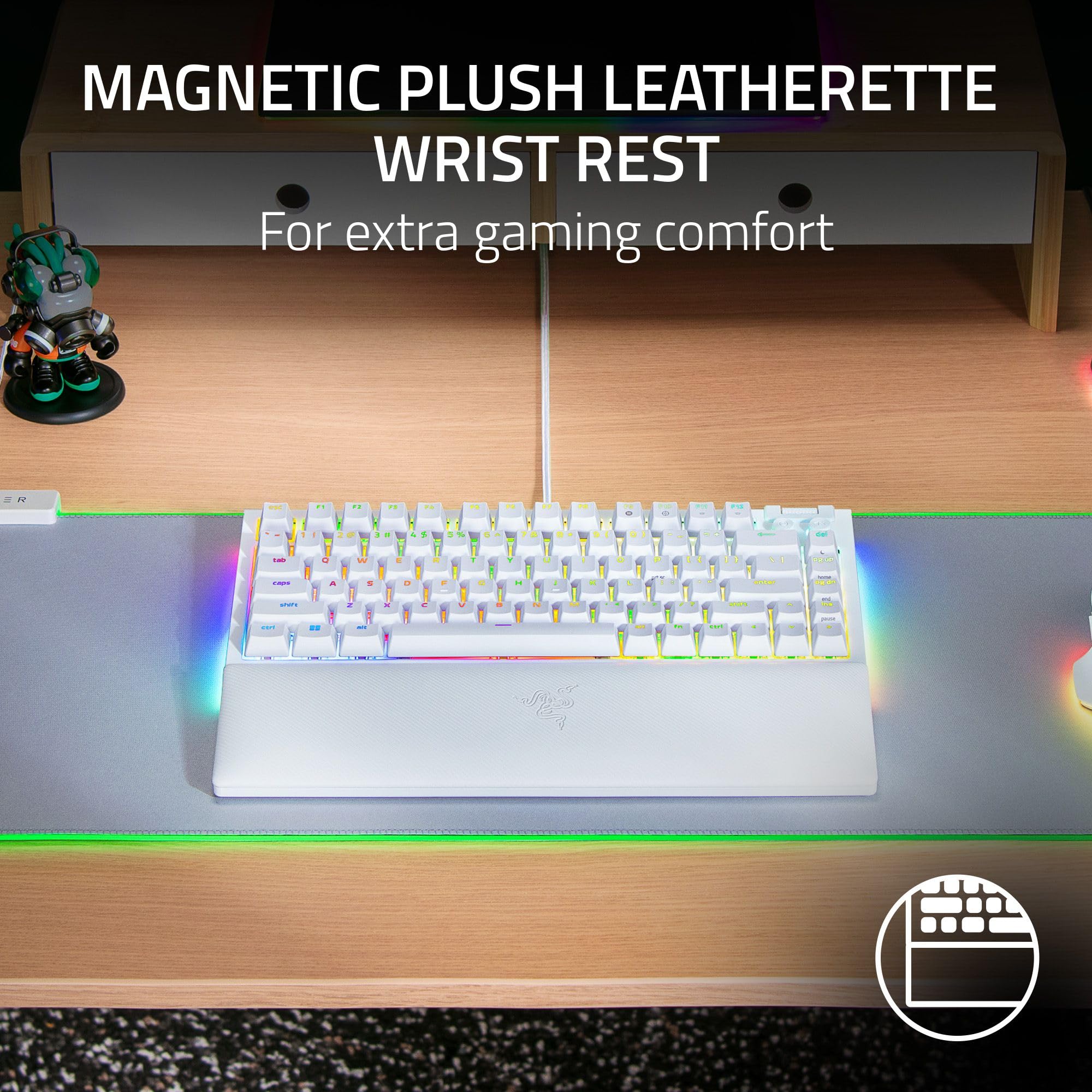razer-blackwidow-v4-75-mechanical-gaming-keyboard-hot-swappable-orange-tactile-s image 7