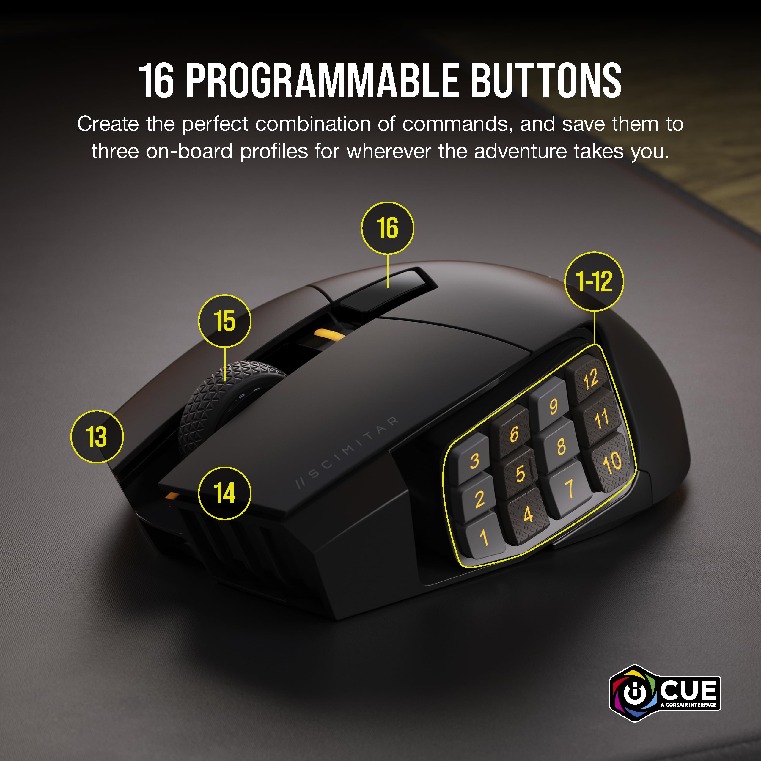 corsair-scimitar-elite-rgb-wireless-mmo-gaming-mouse-26-000-dpi-16-buttons-key-s image 3