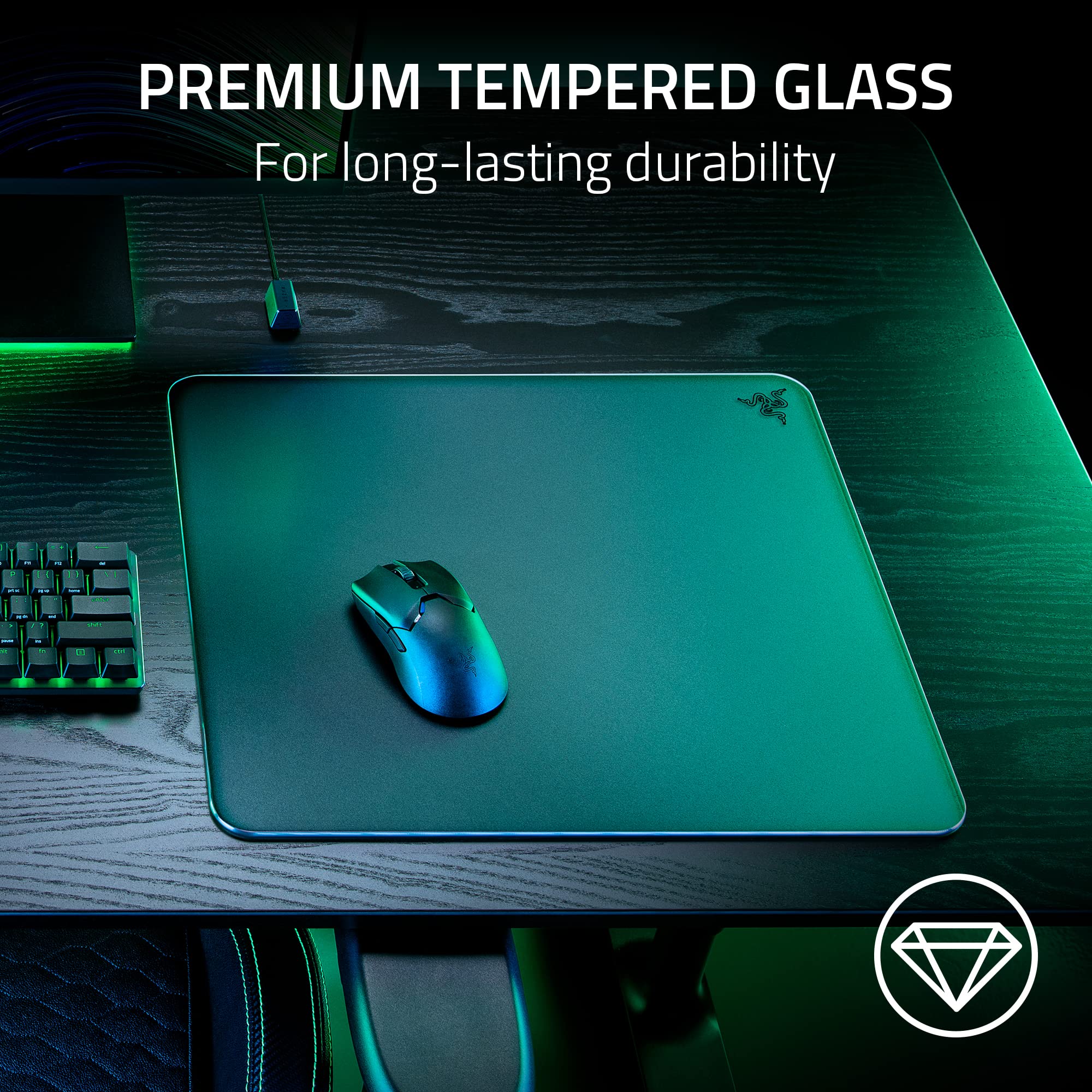 razer-atlas-tempered-glass-gaming-mouse-mat-ultra-smooth-micro-etched-surface-sc image 2