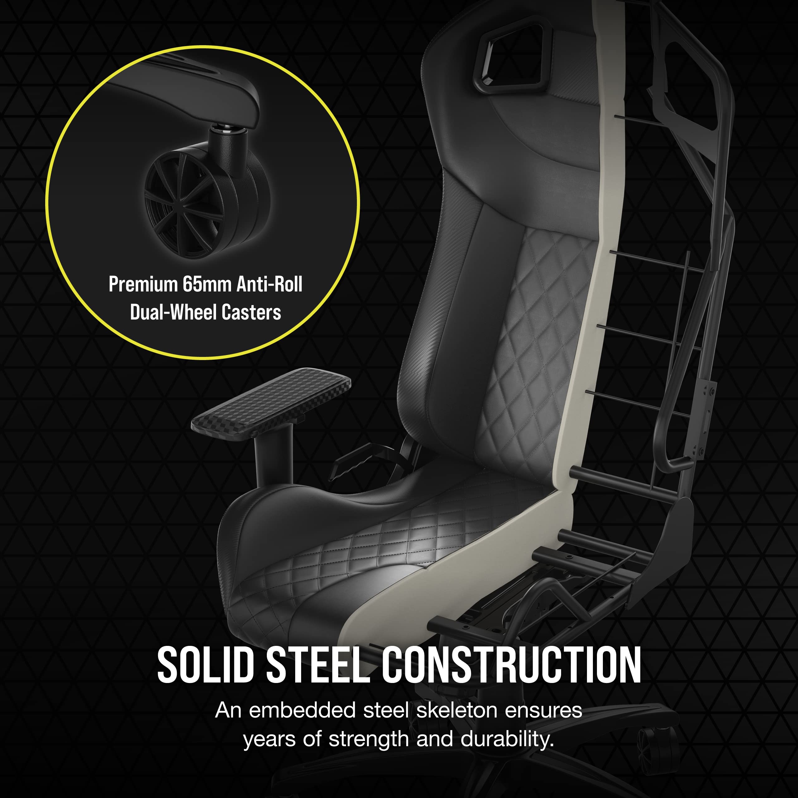 corsair-t1-race-gaming-chair-2023-black image 5