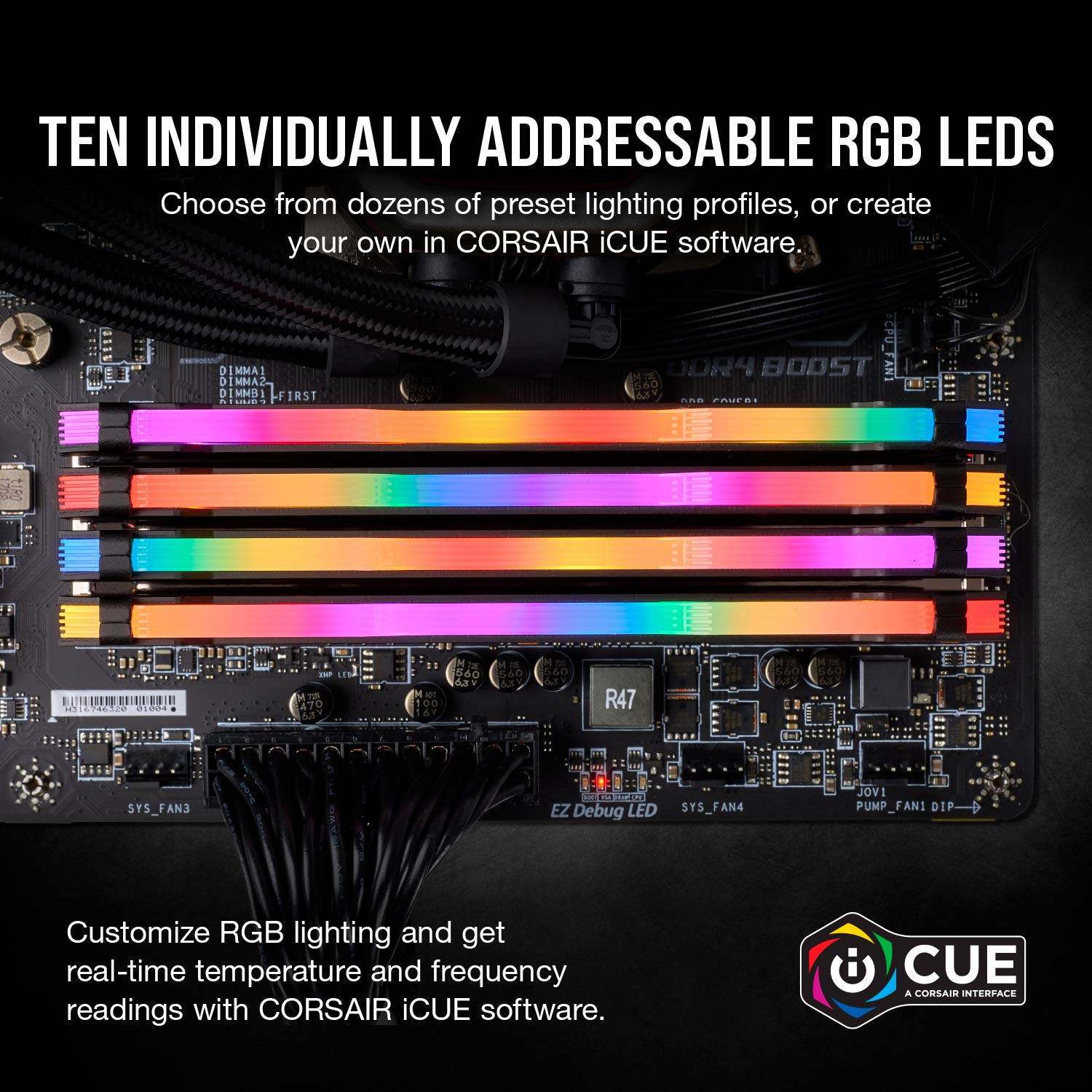 corsair-vengeance-rgb-pro-16gb-2x8gb-ddr4-3200mhz-c16-desktop-memory-black image 3