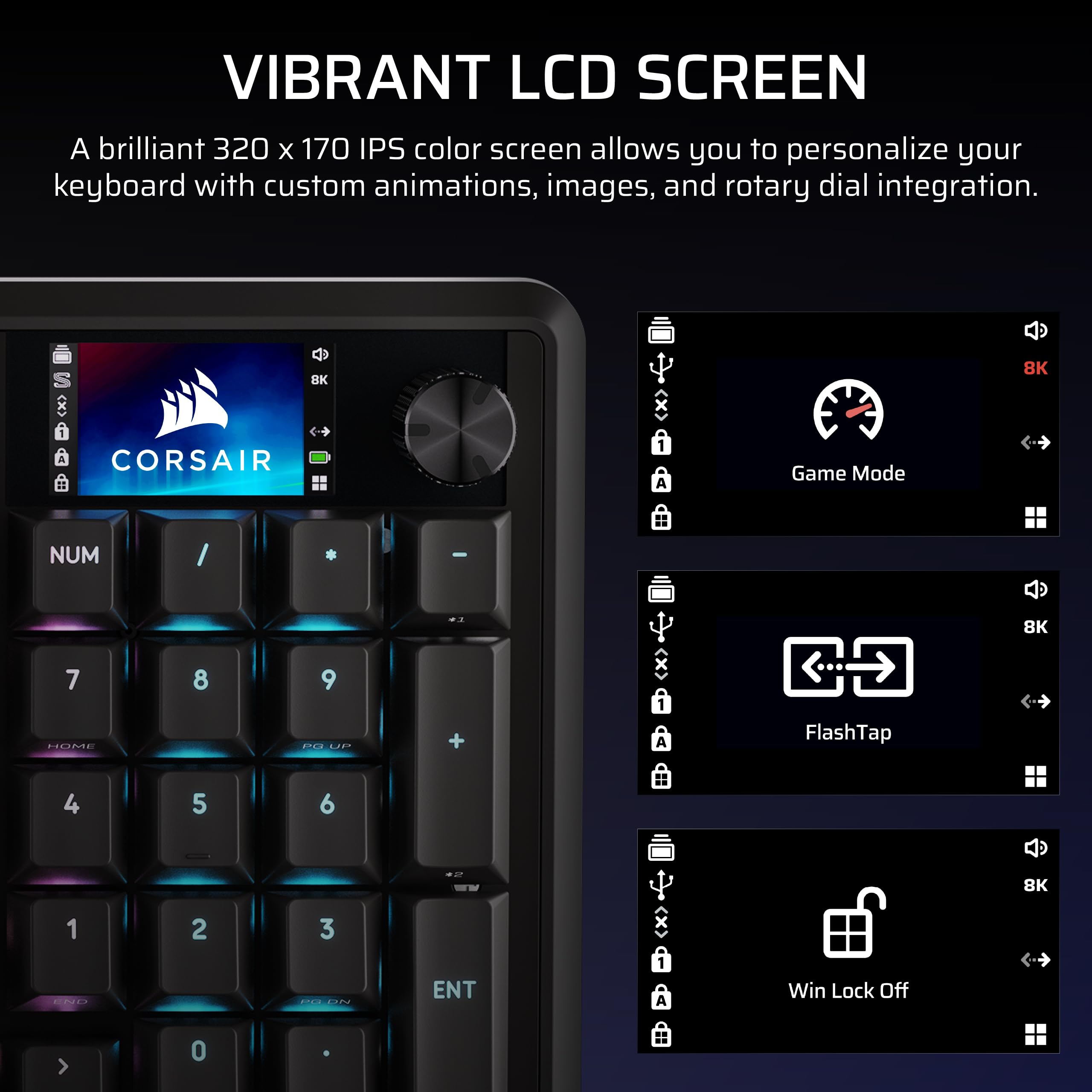 corsair-vanguard-96-wireless-mechanical-gaming-keyboard-qwerty-us-96-layout-hot- image 5