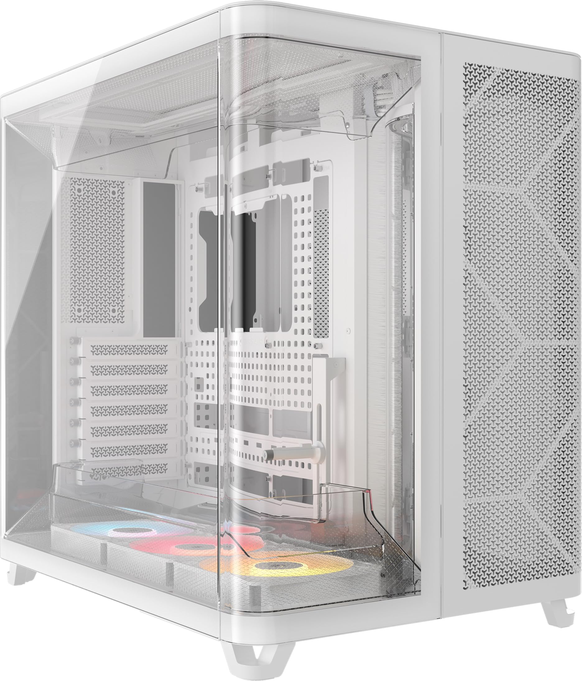 corsair-air-5400-rs-r-argb-triple-chamber-mid-tower-pc-case-3x-rs120-r-fans-whit image 1