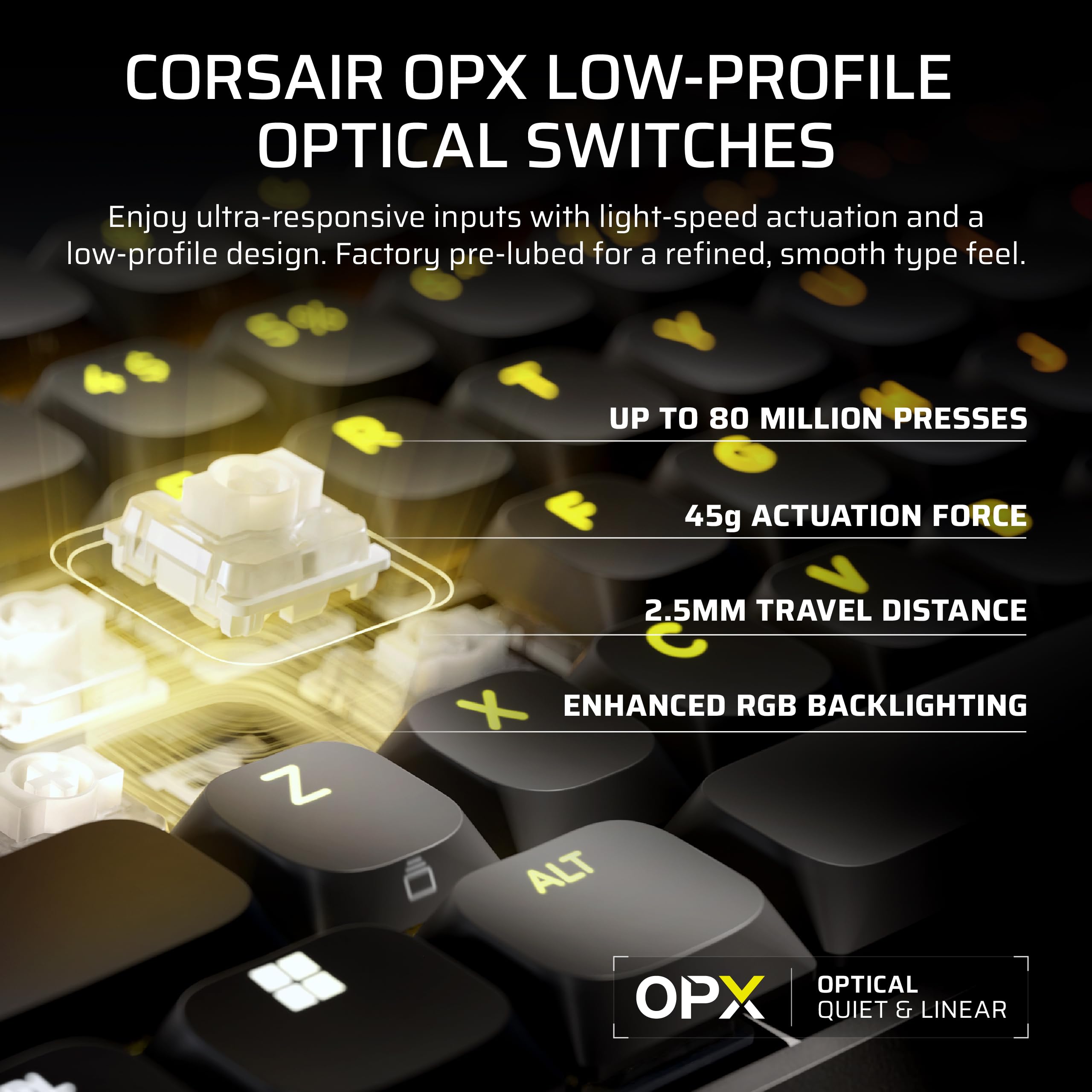 corsair-vanguard-air-99-wireless-low-profile-optical-mechanical-rgb-gaming-keybo image 4