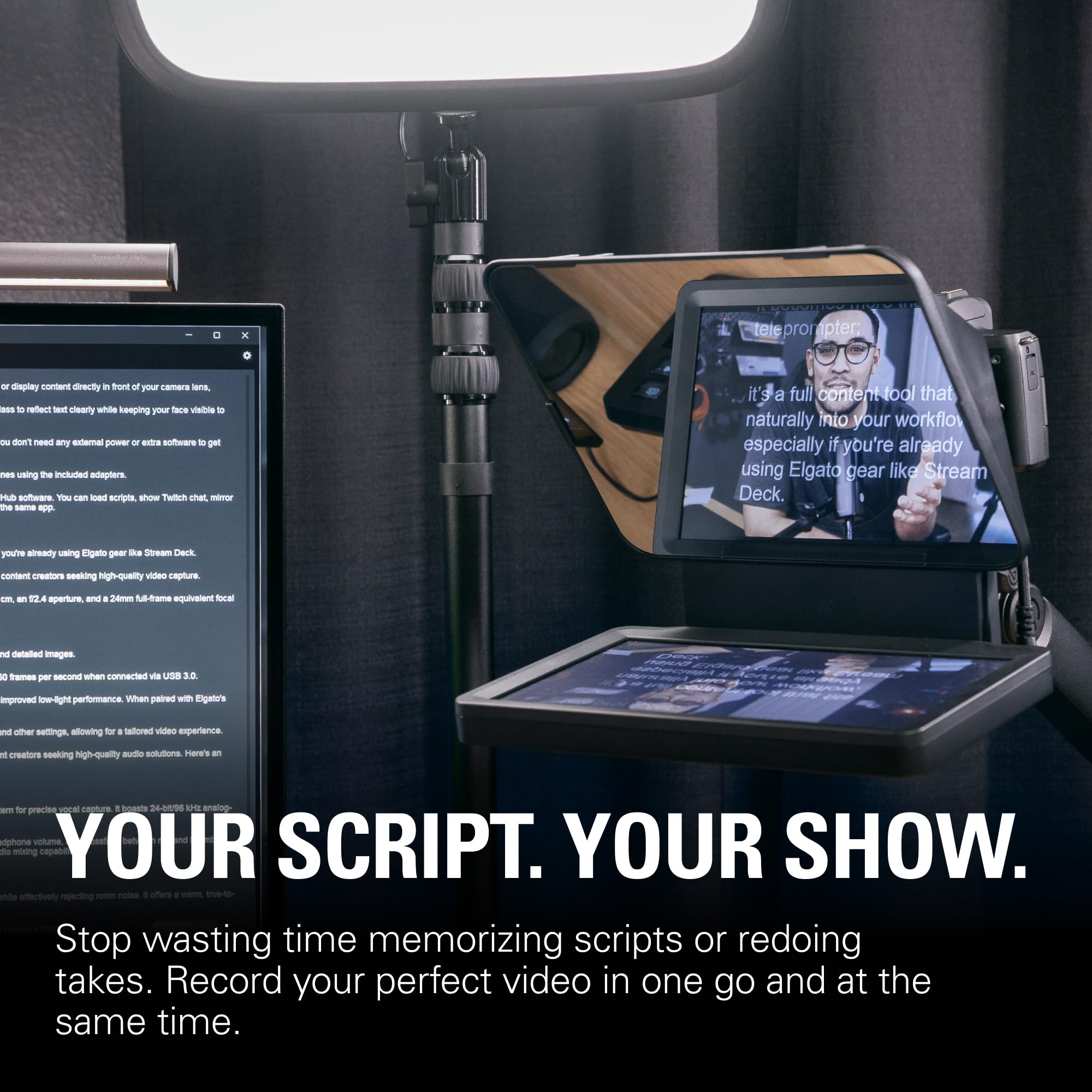elgato-prompter-teleprompter-with-built-in-9-screen-drag-and-drop-display-suppor image 4