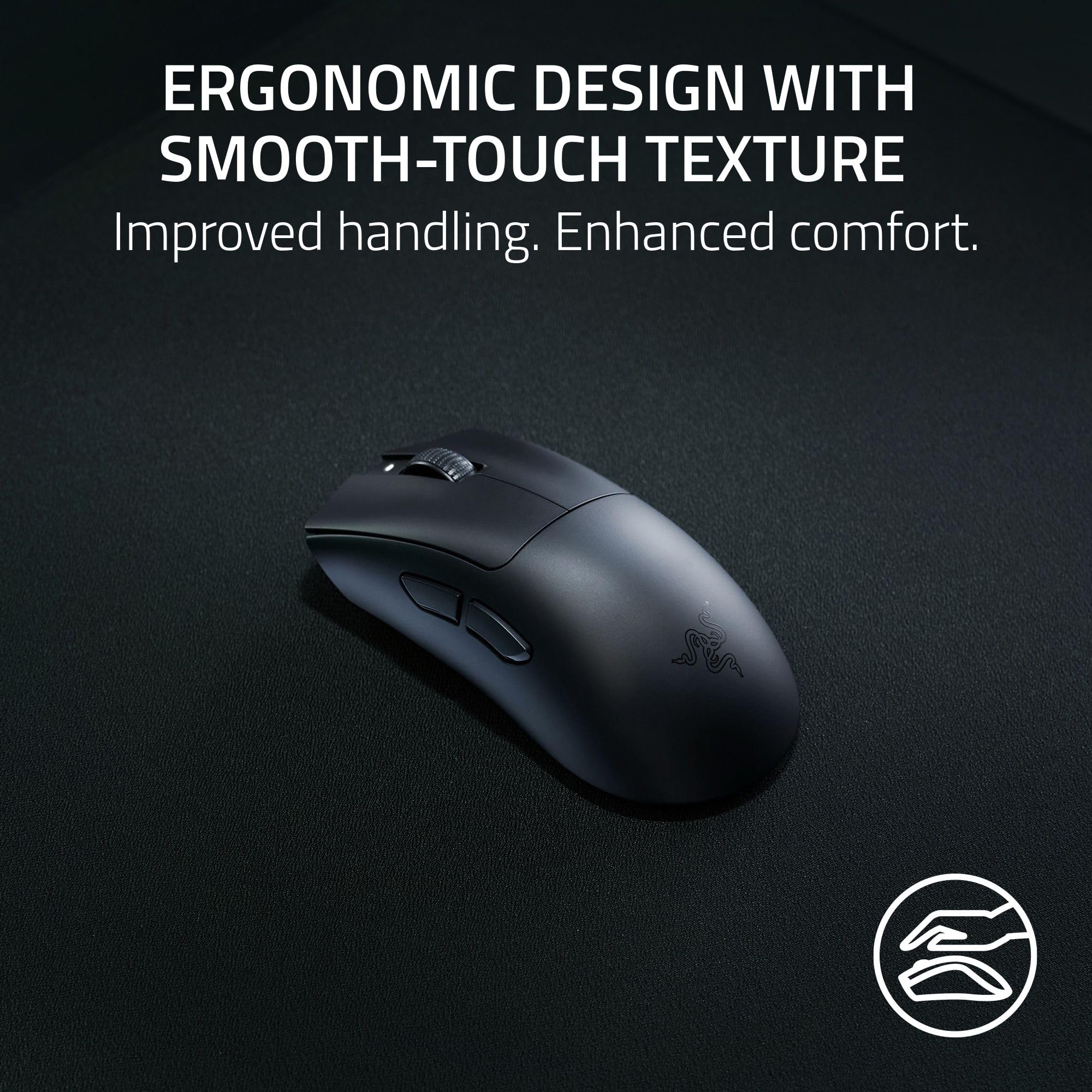 razer-deathadder-v3-hyperspeed-wireless-gaming-mouse-55g-ultra-light image 3