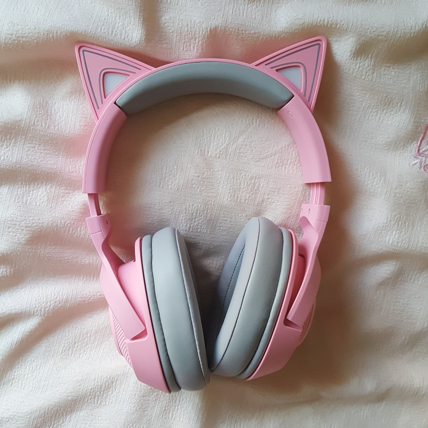 Love my kitty headphones
