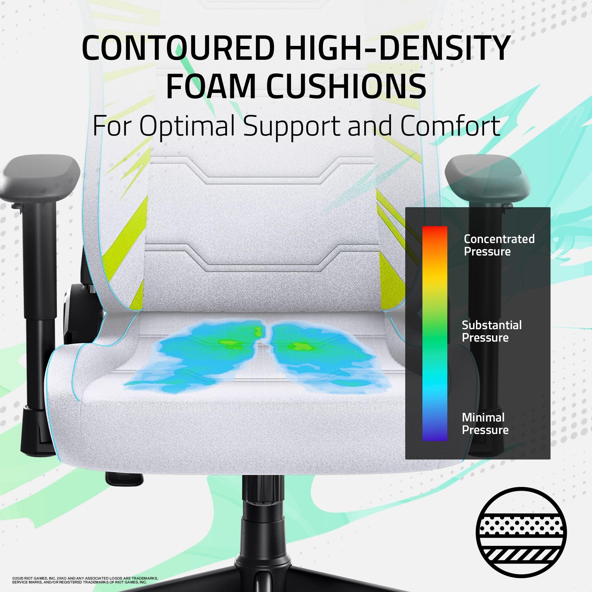 razer-iskur-v2-x-2xko-edition-ergonomic-gaming-chair-with-built-in-lumbar-suppor image 5