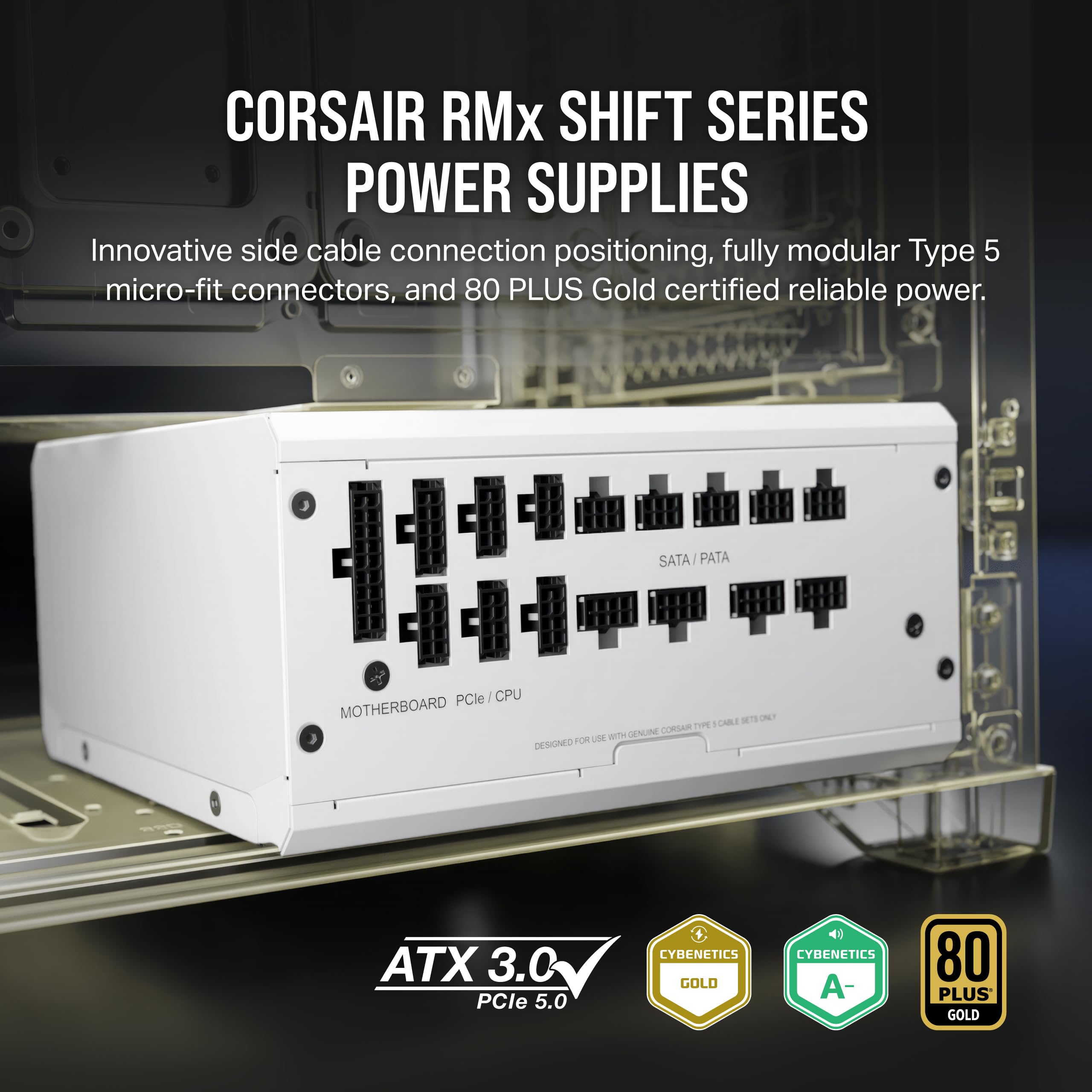 corsair-rm1200x-shift-1200w-fully-modular-atx-3-0-power-supply-80-plus-gold-whit image 2