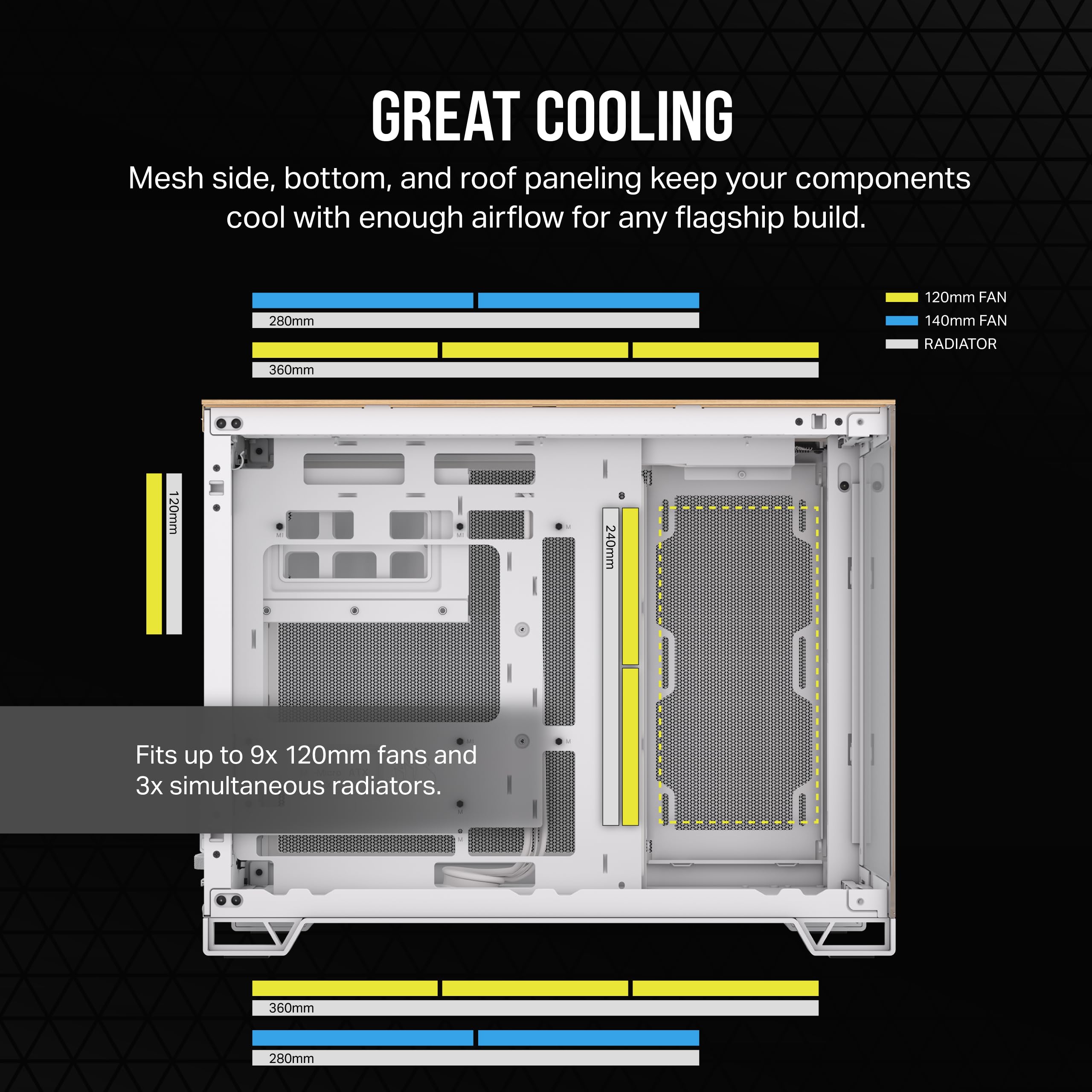 corsair-2500x-small-tower-matx-dual-chamber-pc-case-panoramic-tempered-glass-rev image 6