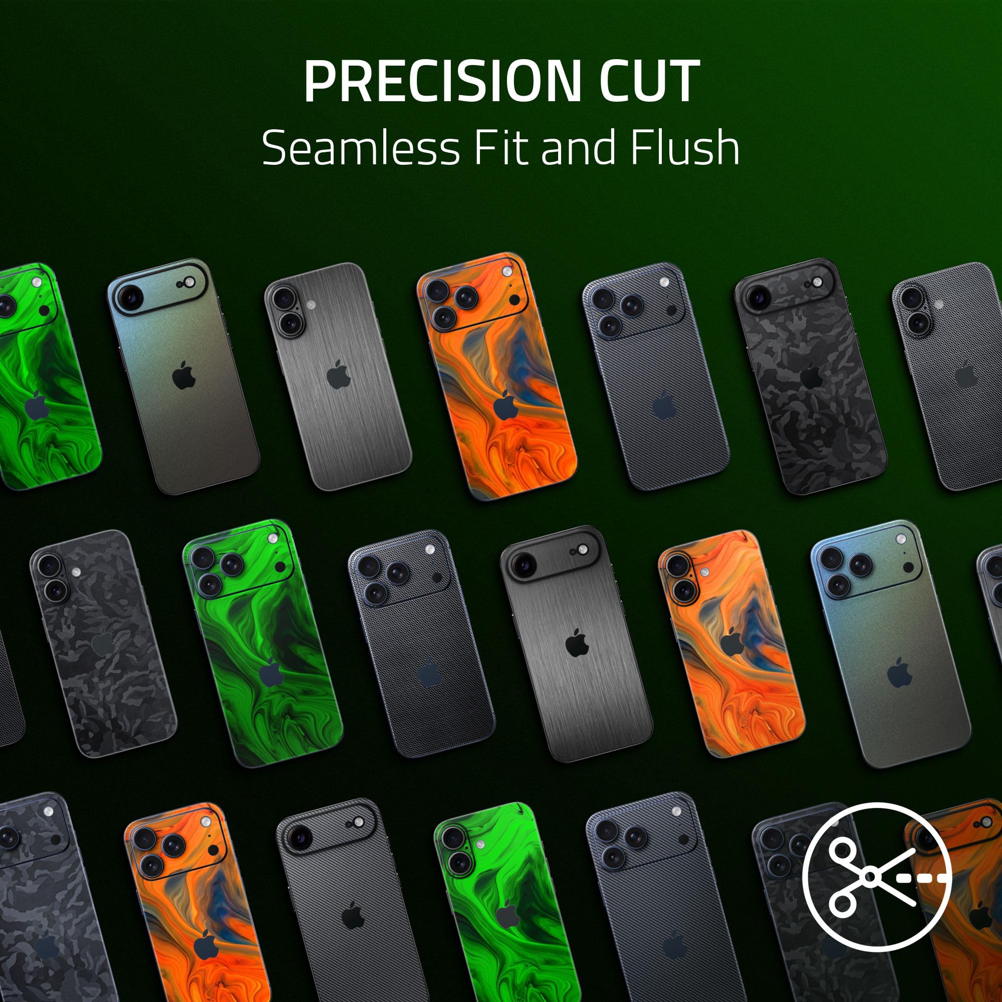 razer-skin-for-iphone-17-pro-max-full-wrap-3m-cast-vinyl-scratch-resistant-dark- image 6
