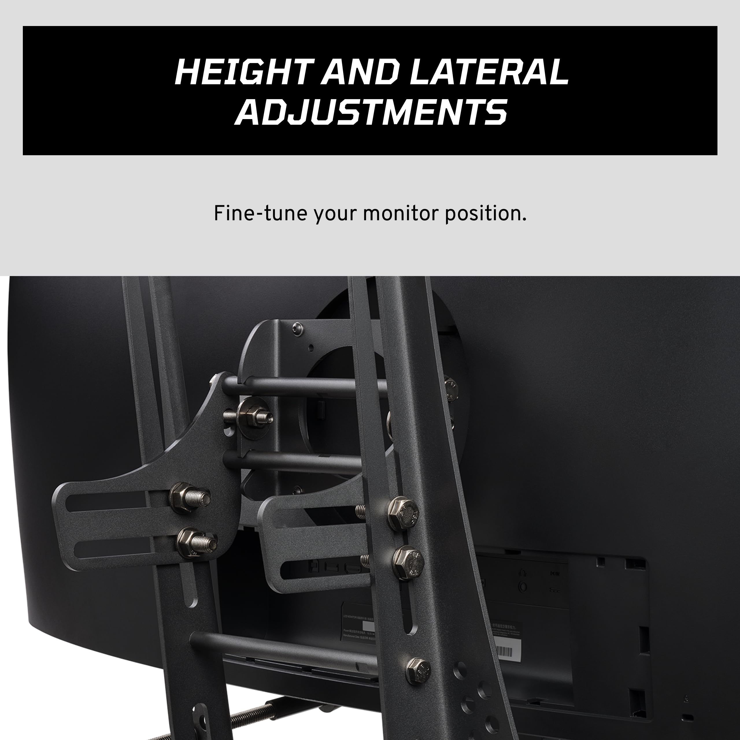 fanatec-csl-cockpit-monitor-holder-adjustable-monitor-mount-for-csl-cockpit-wide image 4