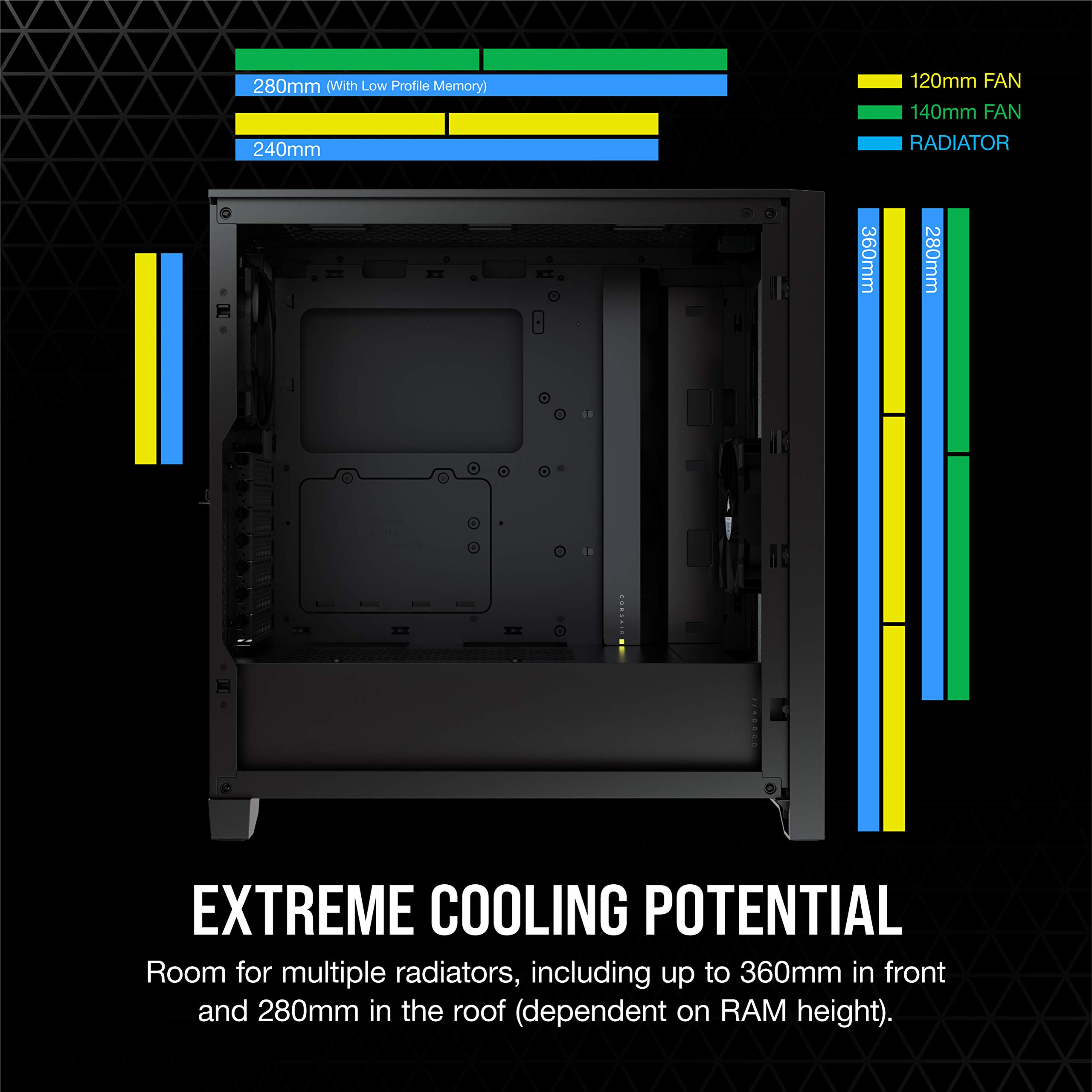 corsair-4000d-airflow-mid-tower-atx-case-with-teak-front-panel-tempered-glass-ra image 4