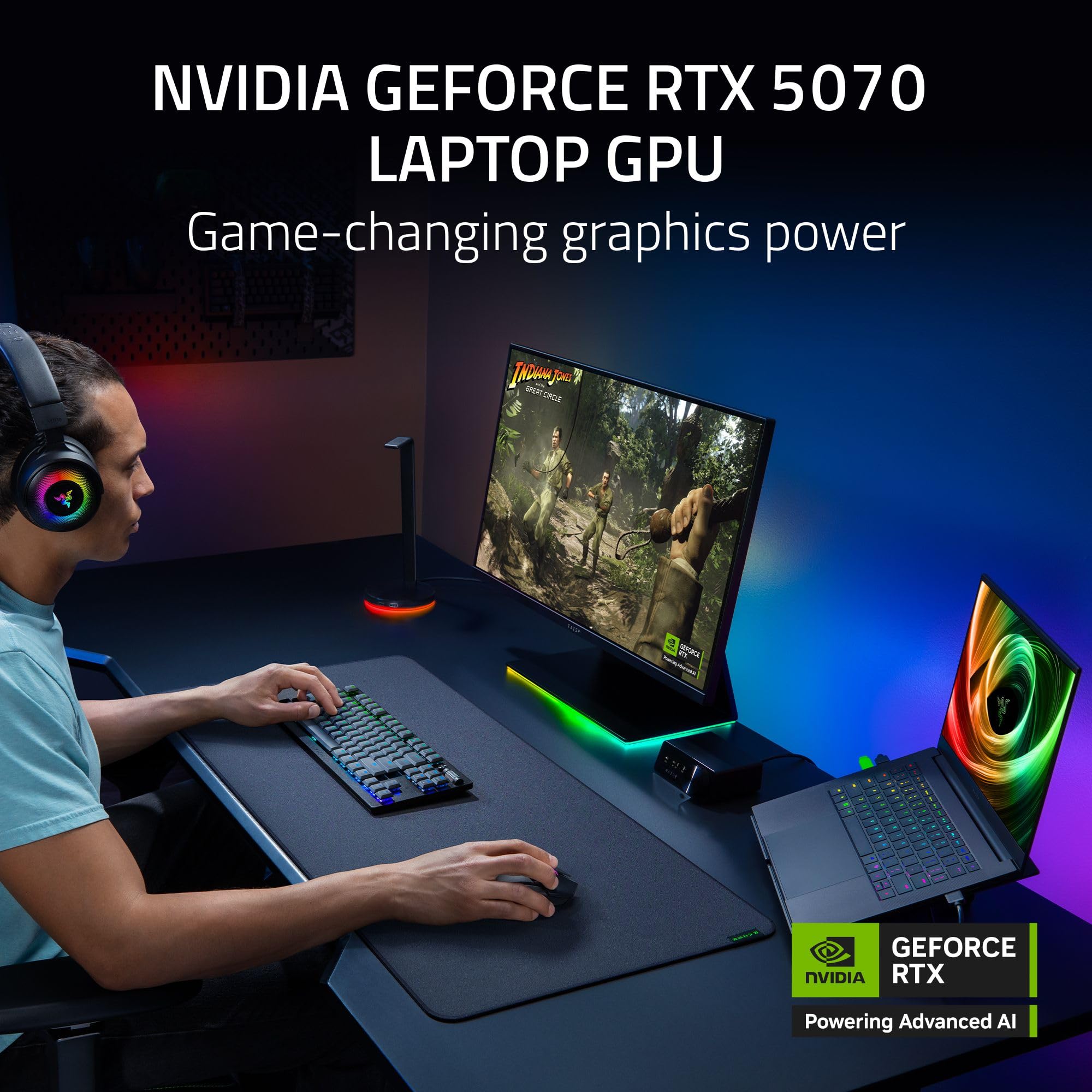 razer-blade-14-2025-gaming-laptop-rtx-5070-ryzen-ai-9-365-3k-120hz-oled-32gb-ram image 3