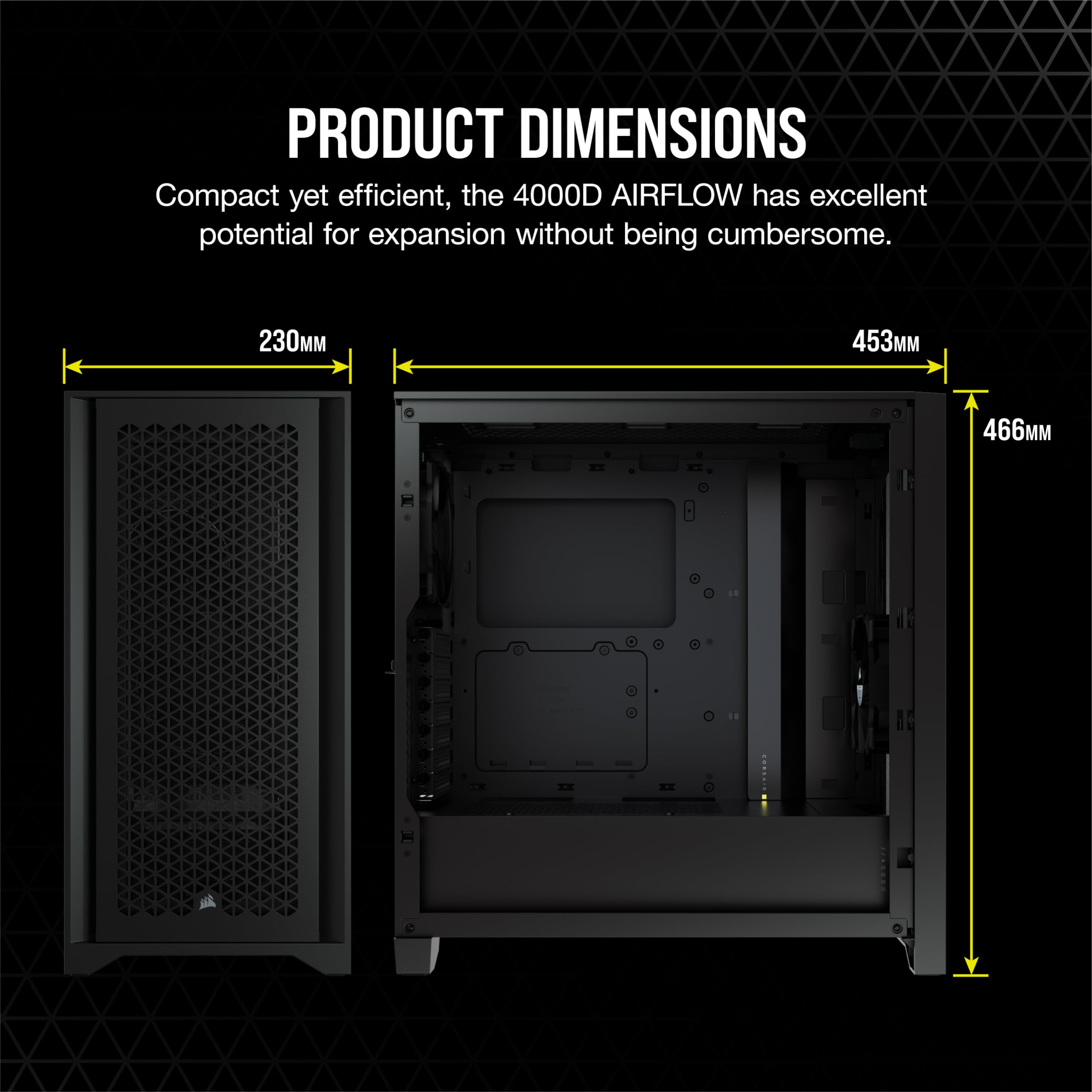 corsair-4000d-airflow-mid-tower-atx-case-with-teak-front-panel-tempered-glass-ra image 8