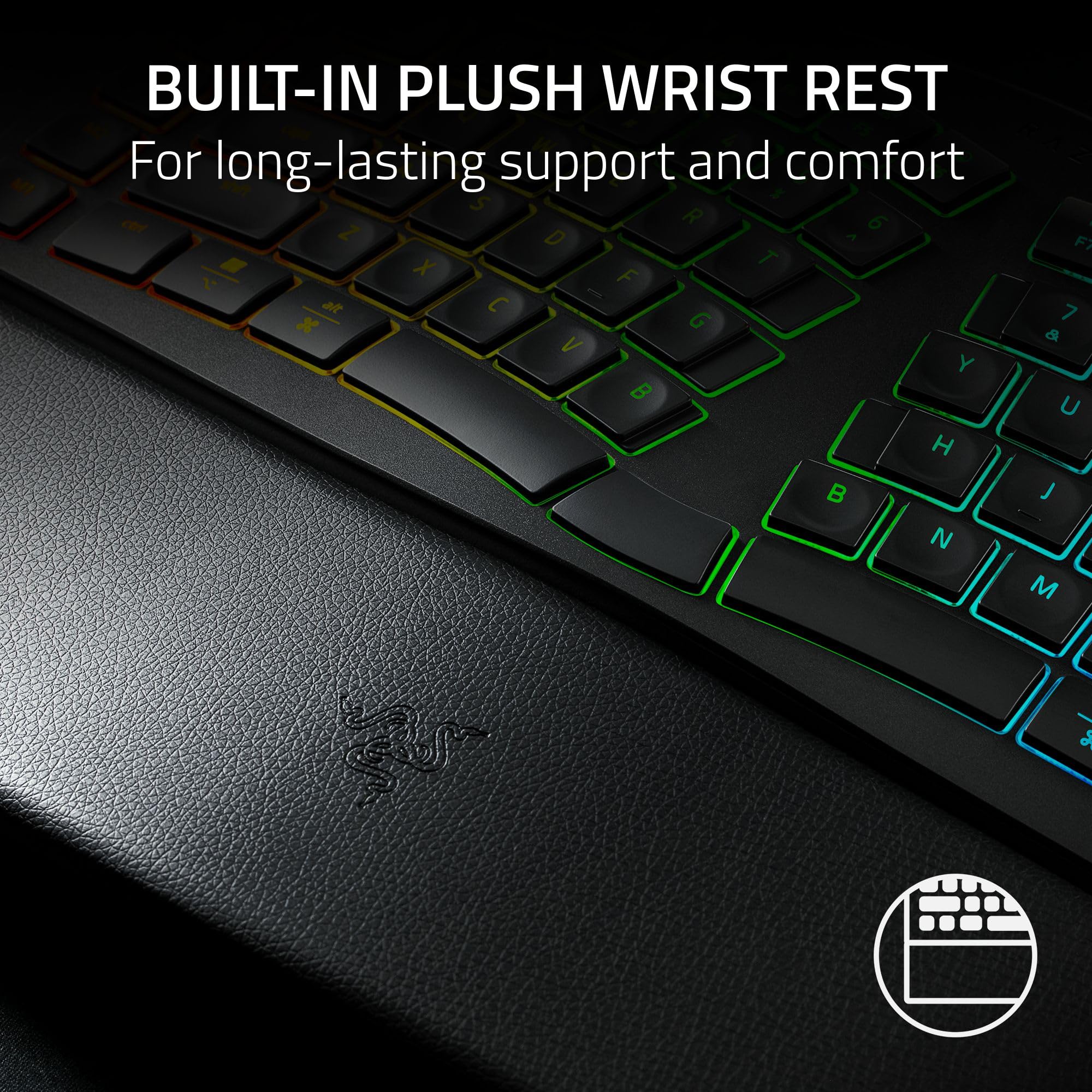 razer-pro-type-ergo-wireless-split-ergonomic-rgb-keyboard-adjustable-tilt-wrist- image 6