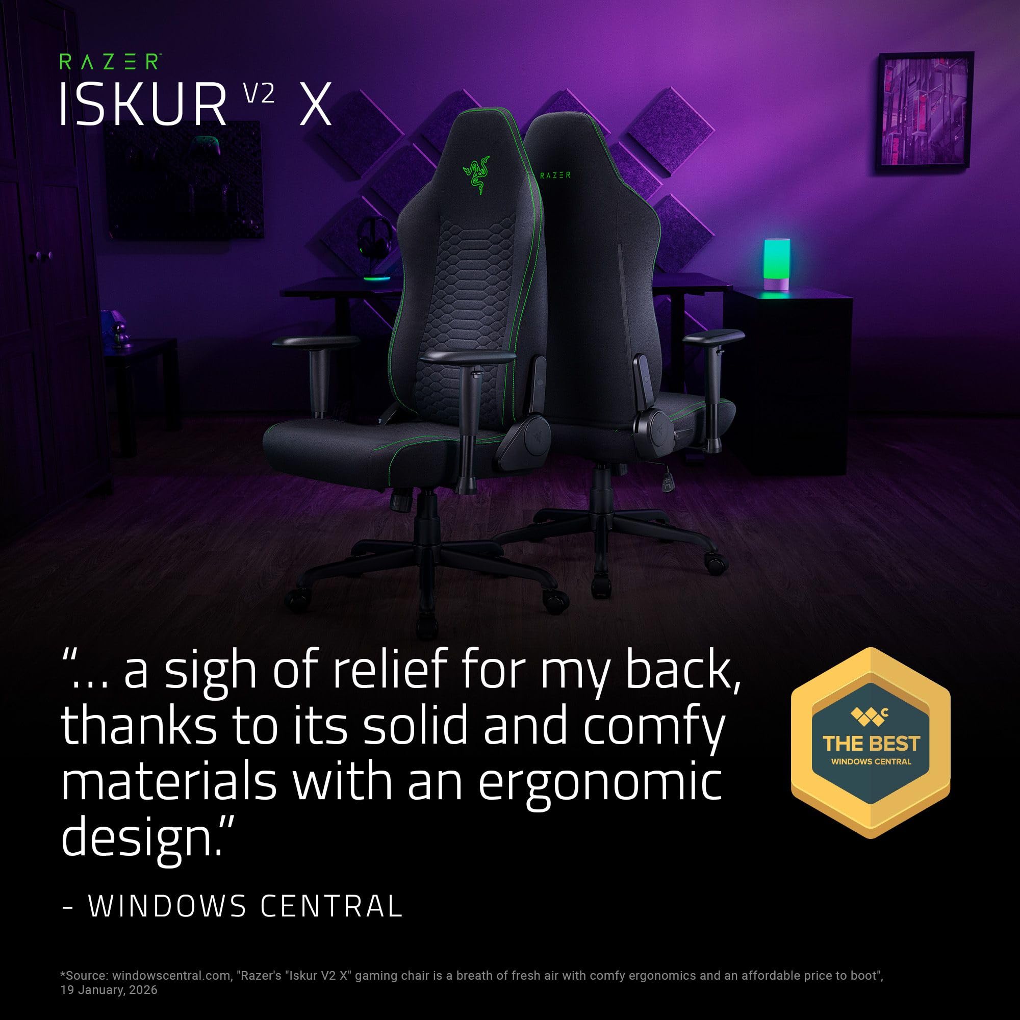 razer-iskur-v2-x-ergonomic-gaming-chair-l33t-edition image 4