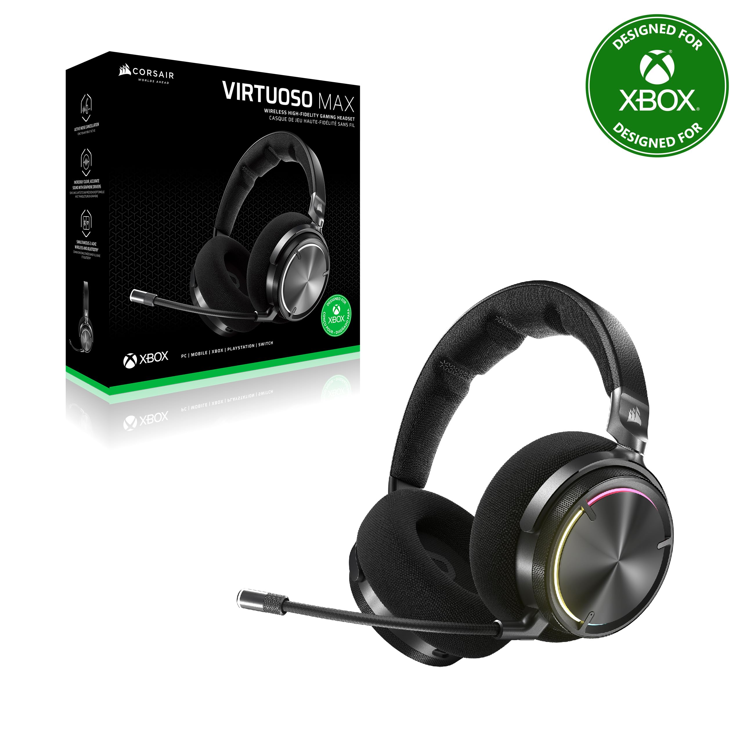 corsair-virtuoso-max-wireless-officially-licensed-xbox-series-x-s-gaming-headset image 8