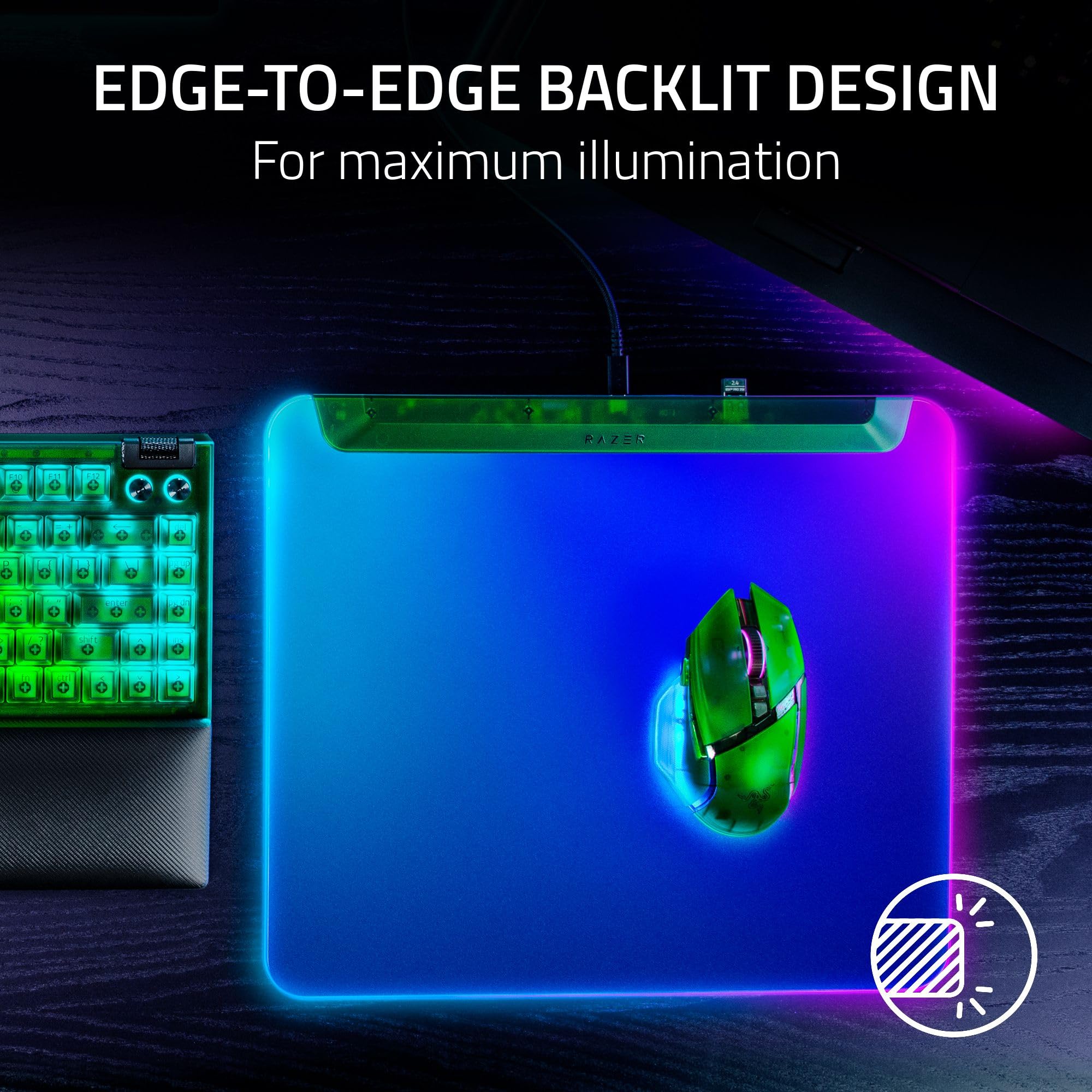 razer-firefly-v2-pro-fully-illuminated-rgb-gaming-mouse-mat image 2