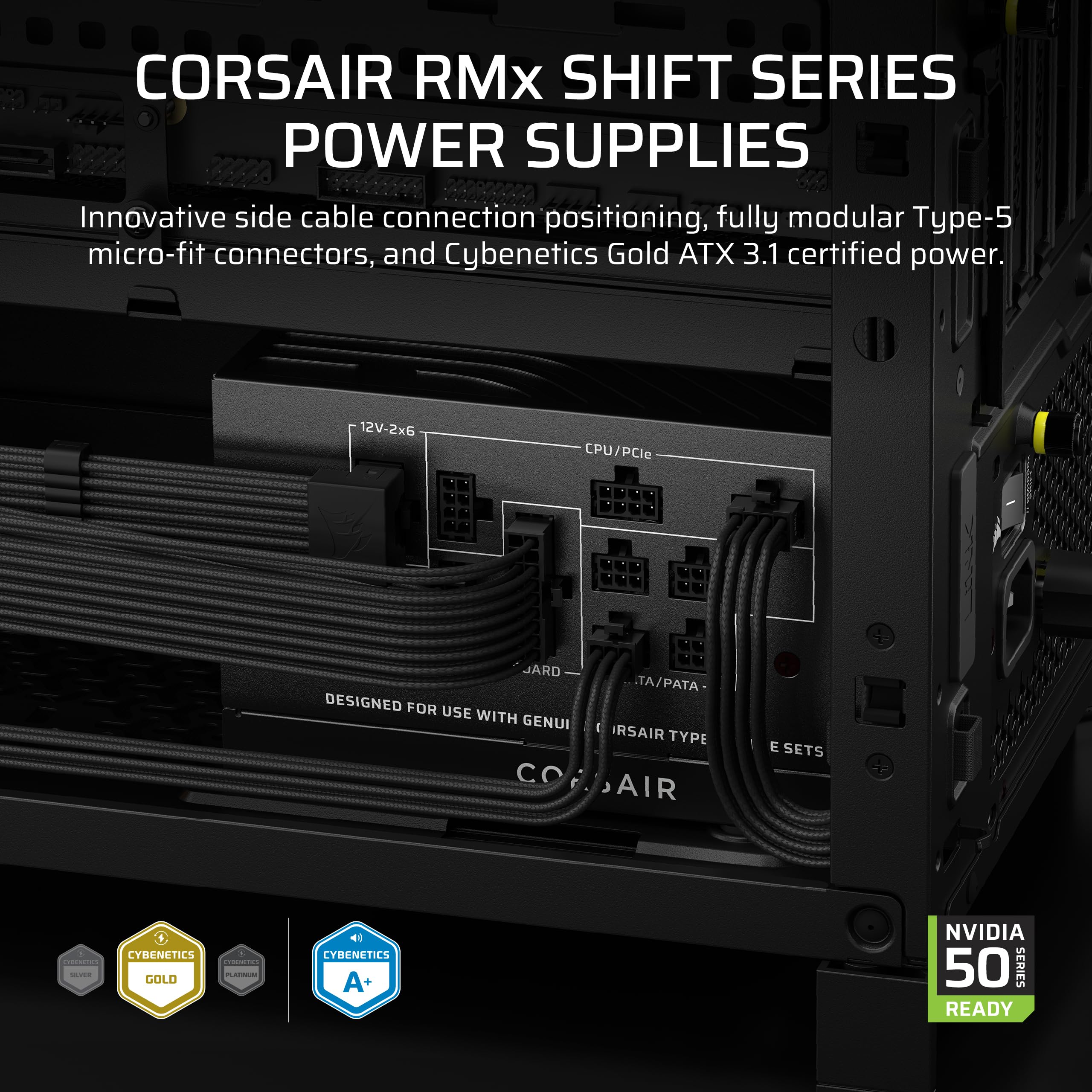 corsair-rm850x-shift-2025-fully-modular-atx-power-supply-850w-side-interface-nat image 1